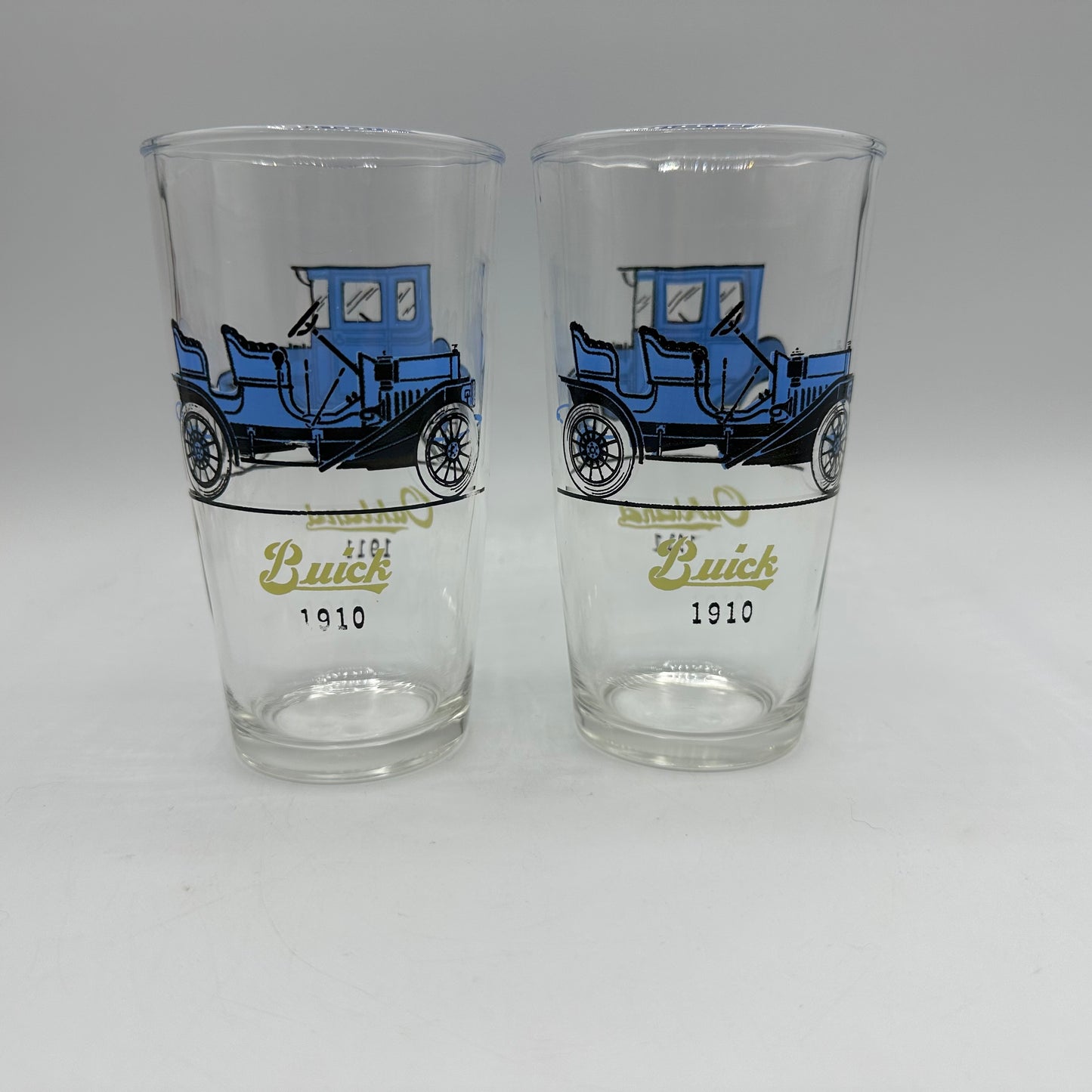 Hazel Atlas Antique Car Tumblers, Set of 5