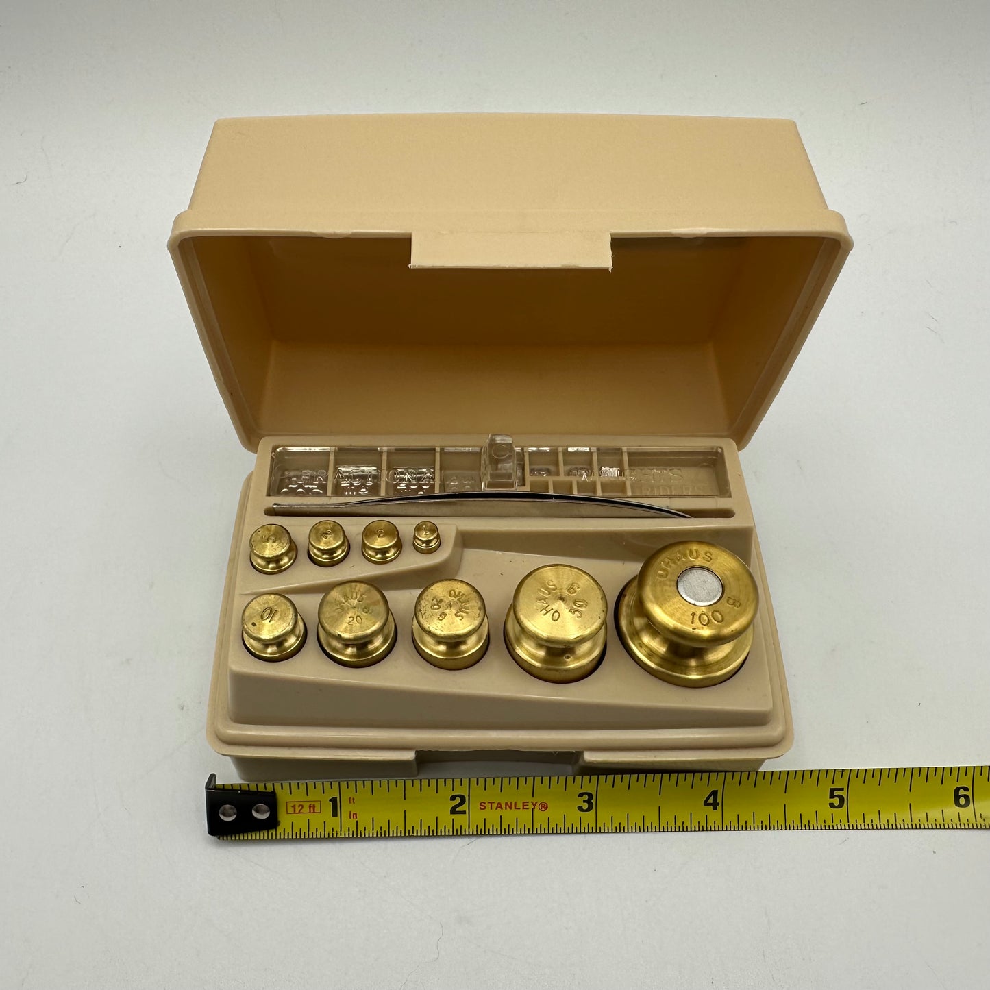 10-PIECE BRASS WEIGHT SET