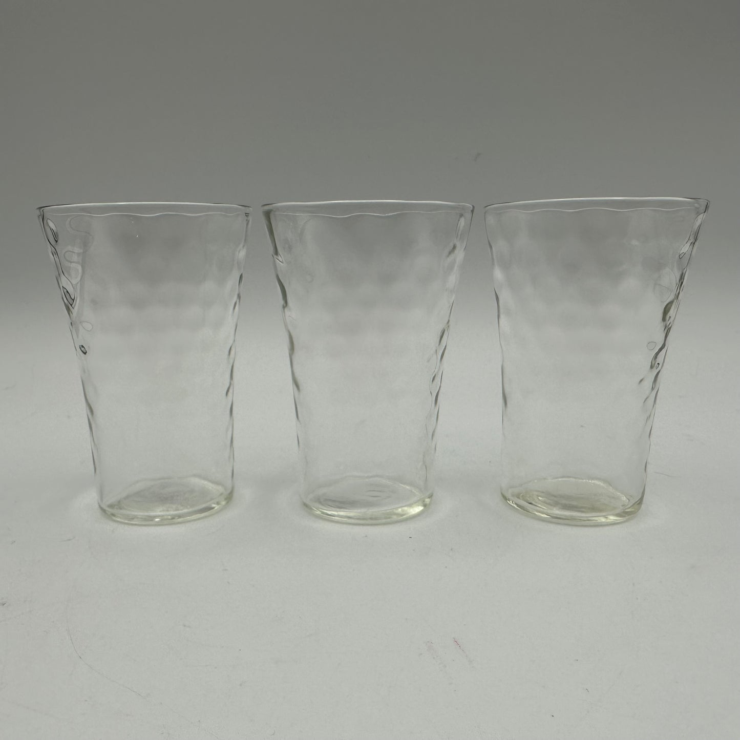 Thumbprint Tumblers, Clear, Set of 3