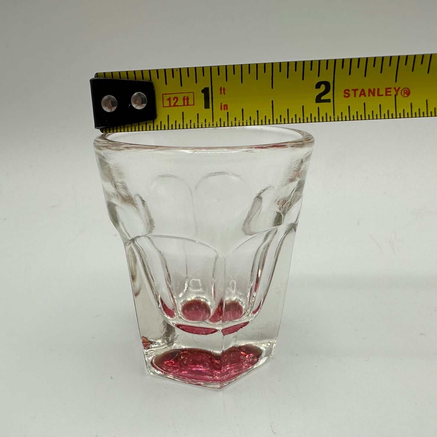 Red Bottom Shot Glasses, Set of 3