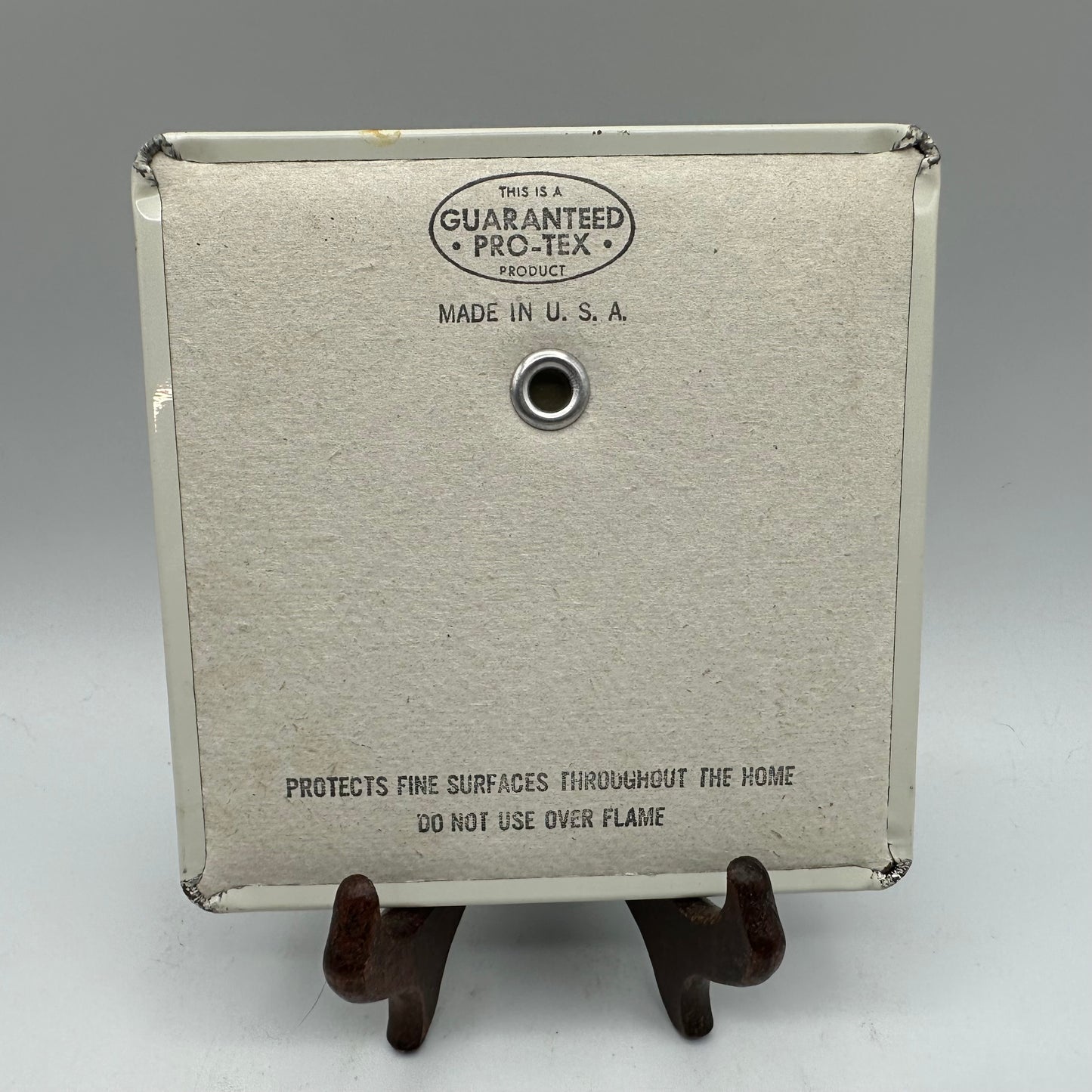 Pro-Tex Metal Hot Pad Wall Plaques Antique 1914 Chevy & 1905 Cadillac, Set of 4