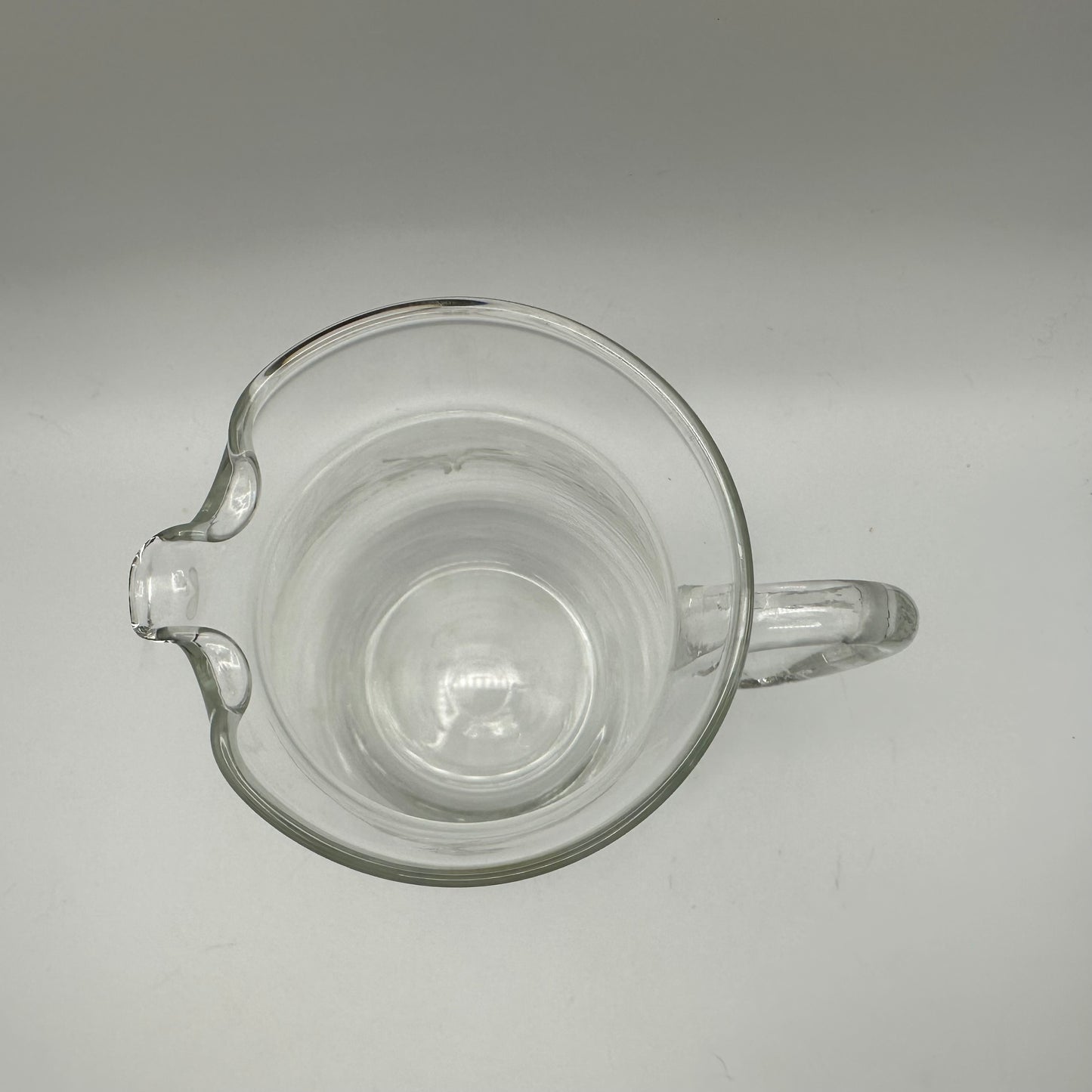 Pasabahce Crystal Pitcher, Clear with Etched Floral Design
