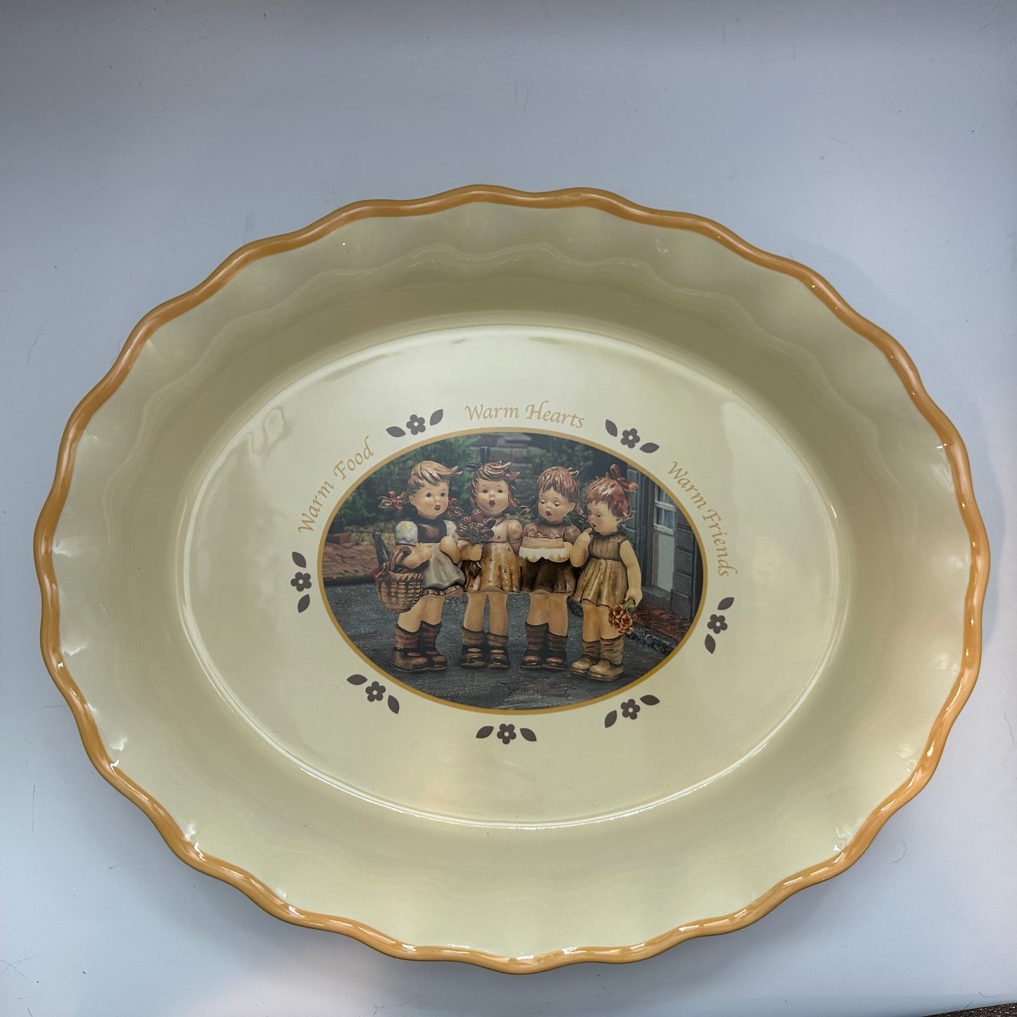 Danbury Mint “M.J. Hummel” Oval Bakeware Dish