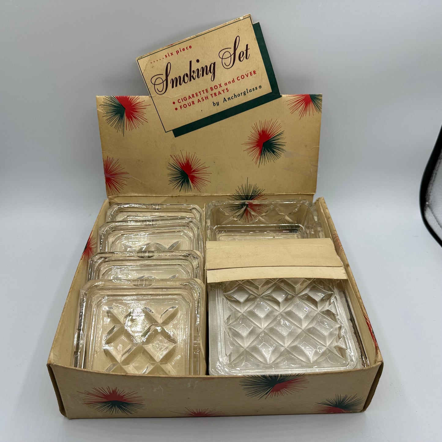 Anchor Hocking 6 Piece Smoking Set