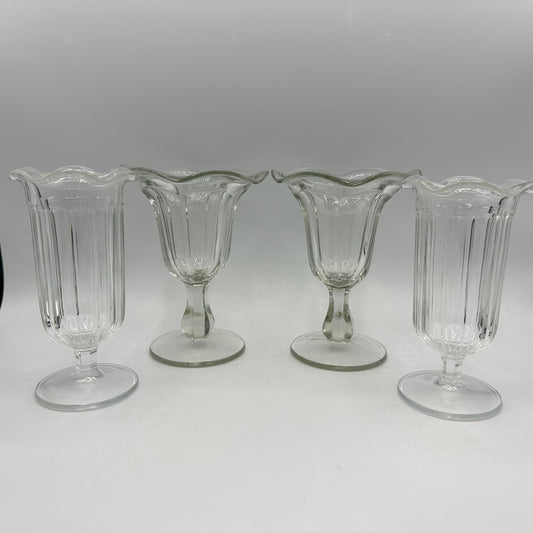 Sundae and Parfait Glasses, Clear, Lot of 4