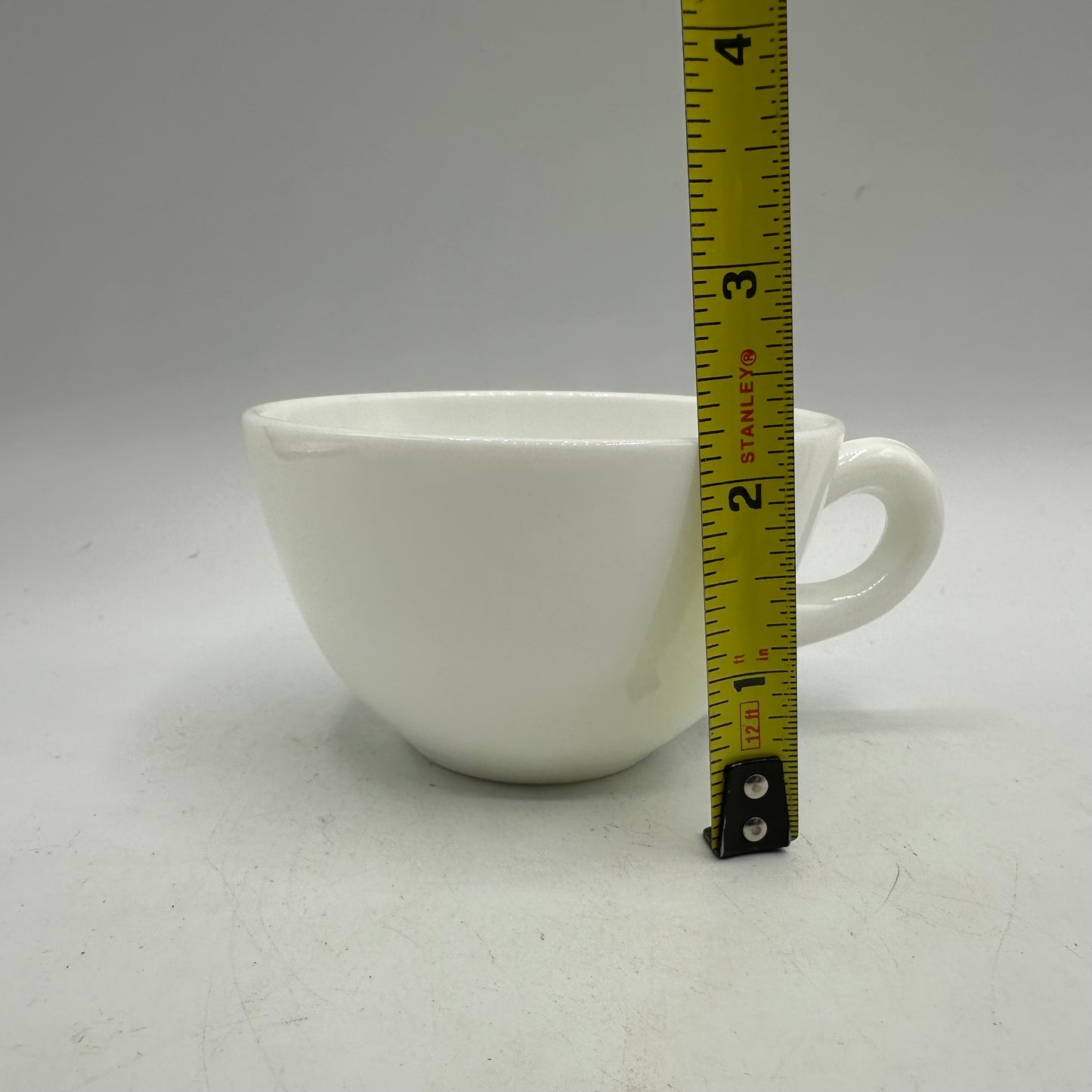 Westmoreland Milk Glass Beaded Edge Cup, Saucer and Plate, Set of 3