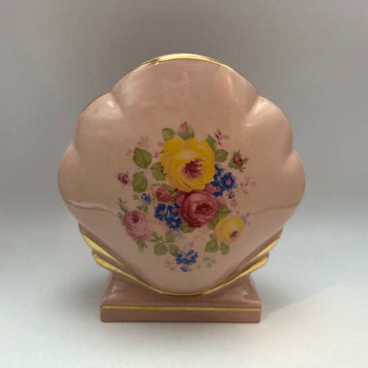 Princeton China Art Deco Clam Shell Vase, 1950's