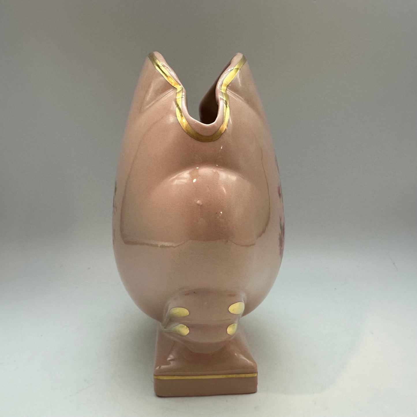 Princeton China Art Deco Clam Shell Vase, 1950's
