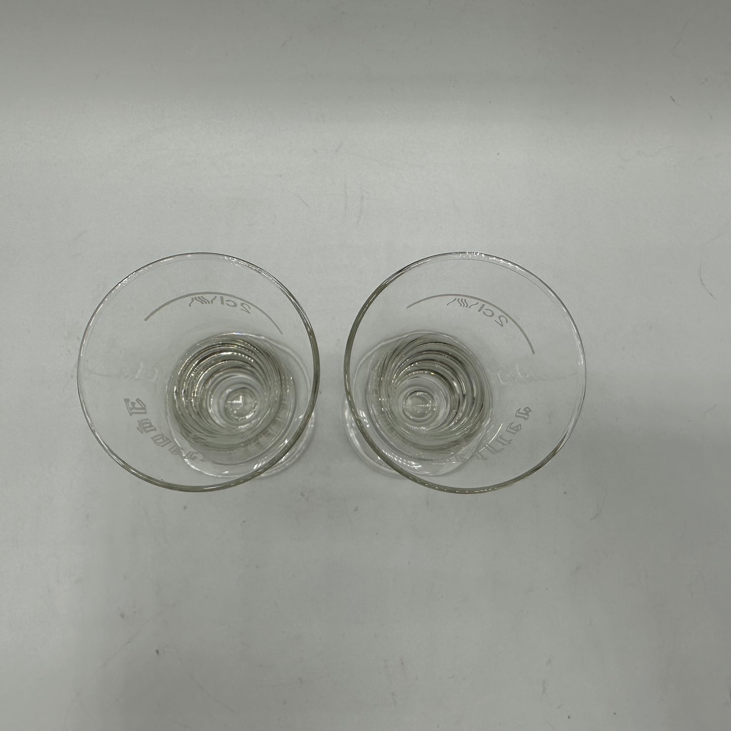 Jagermeister Clear Shot Glasses, Set of 2