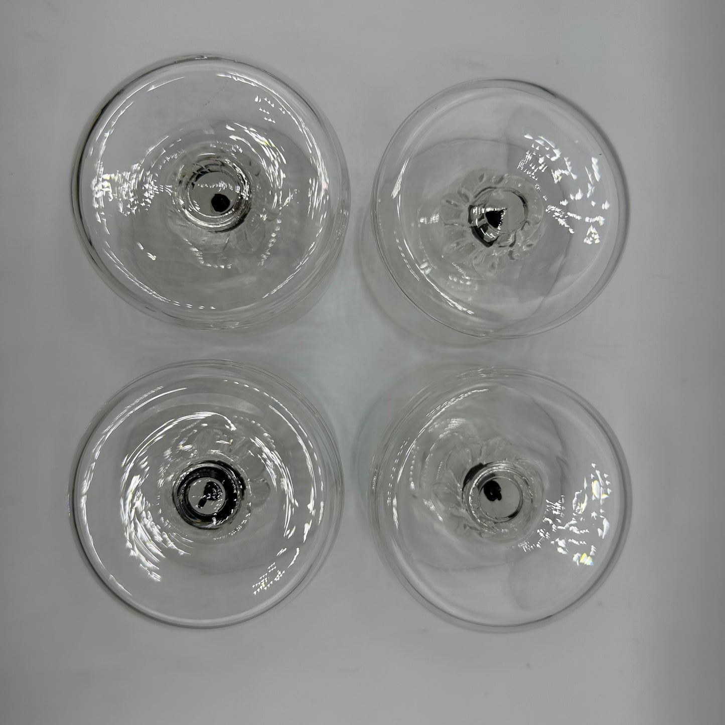 Belfor Exquisite Footed Dessert Glasses, Set of 4 Made in Bohemia