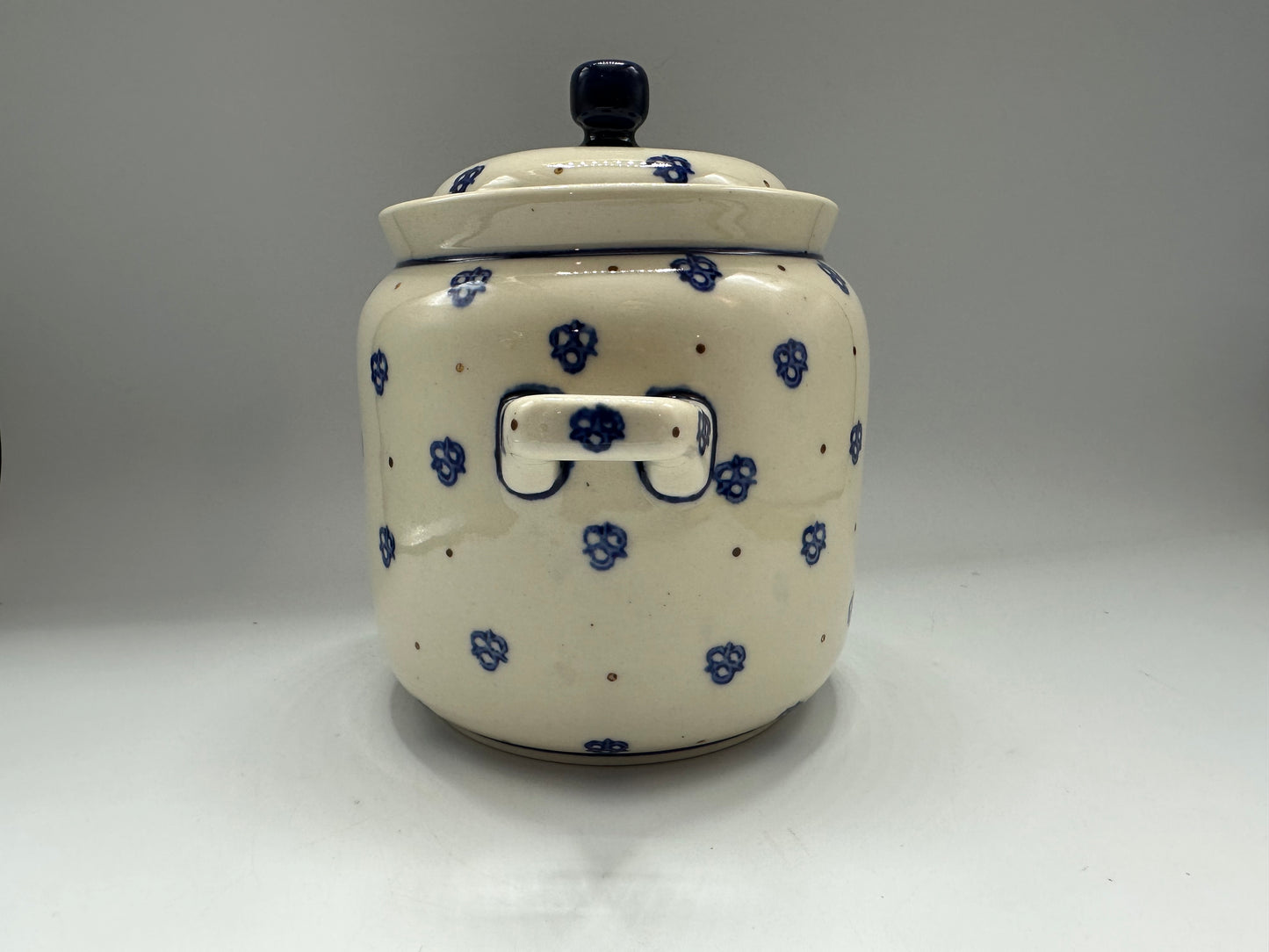 Boleslawiec Polish Pottery Cookie Jar