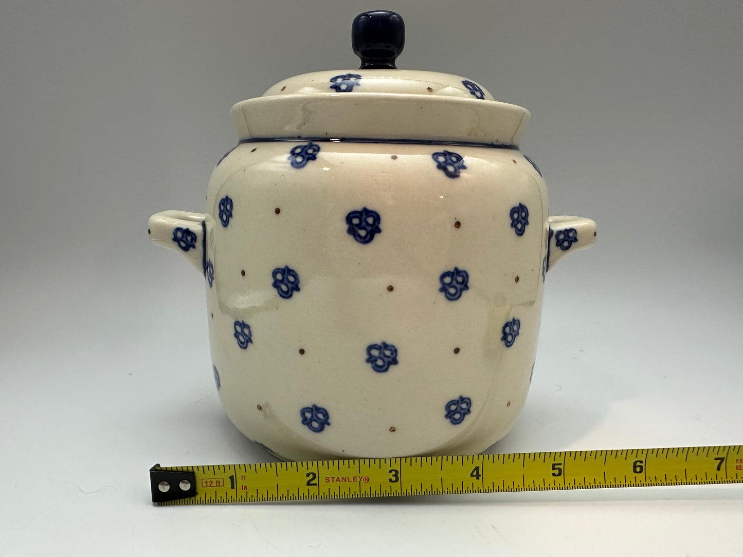 Boleslawiec Polish Pottery Cookie Jar
