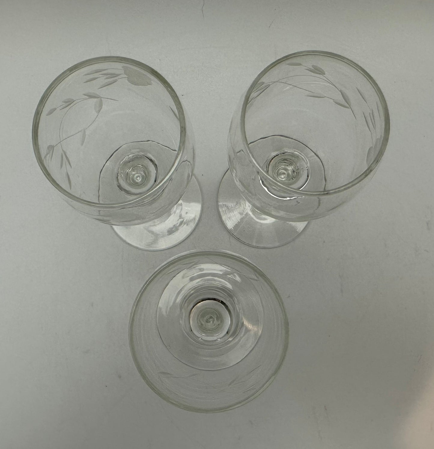 Princess House Cordial Glasses, Set of 3