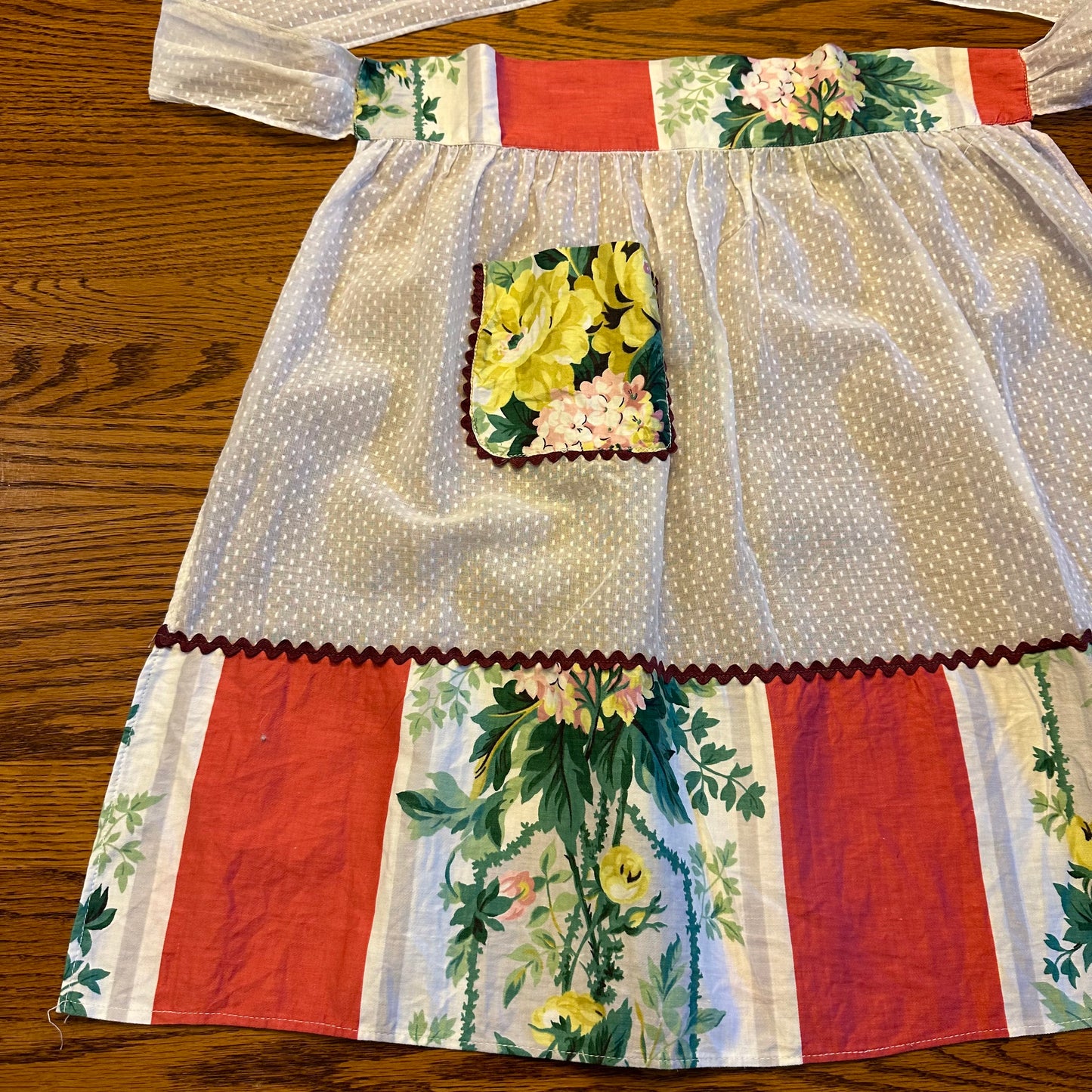 Floral Sheer Hostess Apron