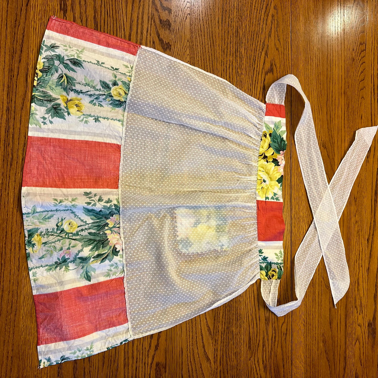 Floral Sheer Hostess Apron