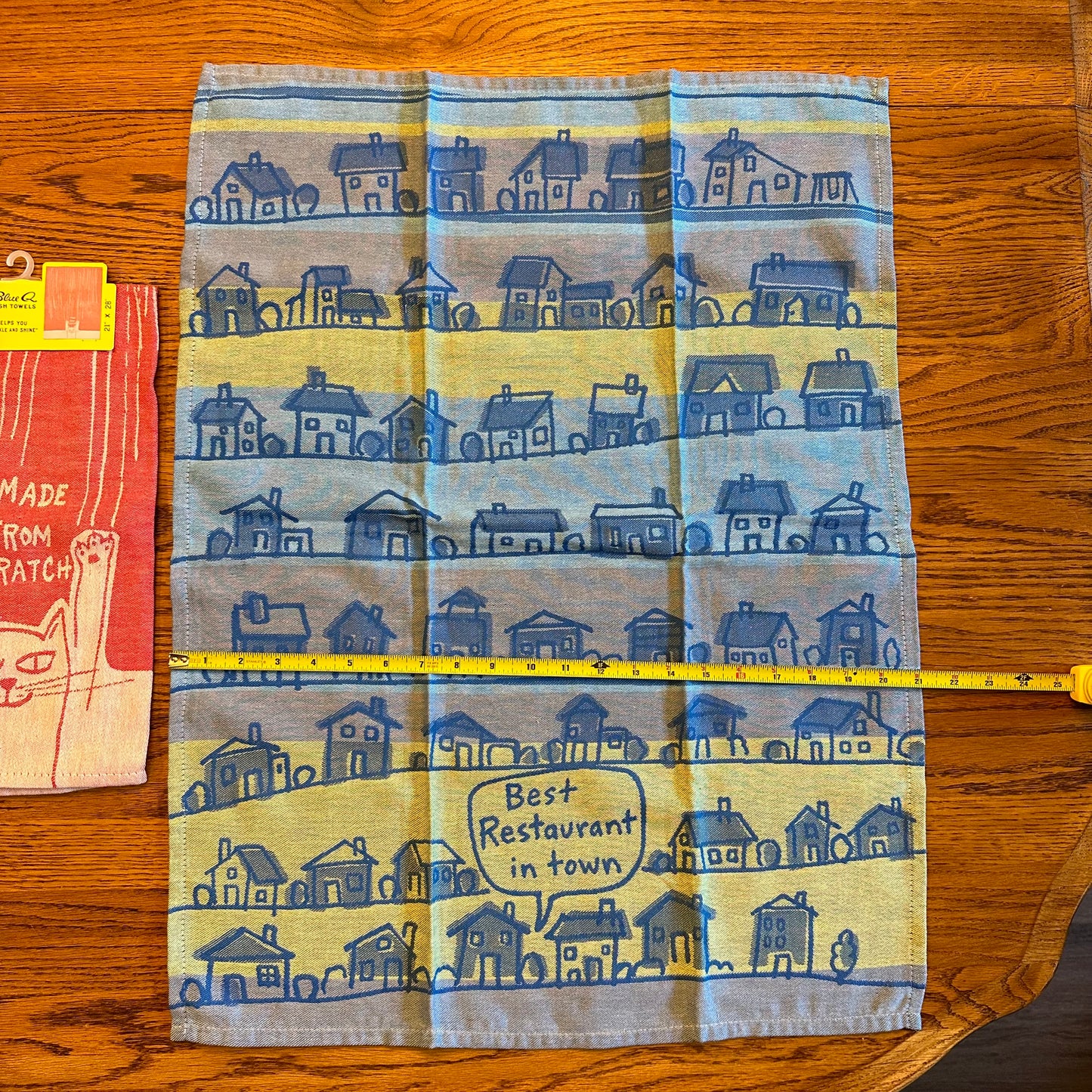 BlueQ Cotton Handtowels with Cute Sayings, Lot of 2