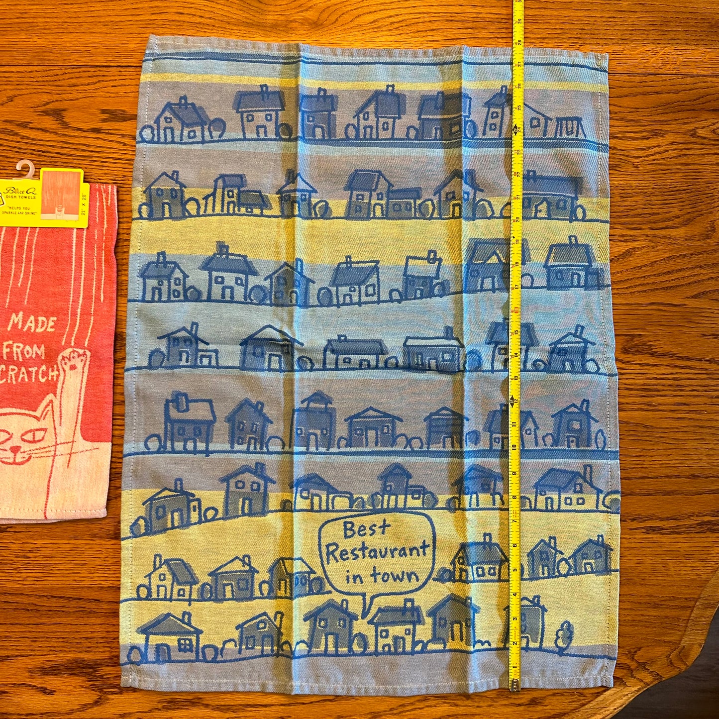 BlueQ Cotton Handtowels with Cute Sayings, Lot of 2