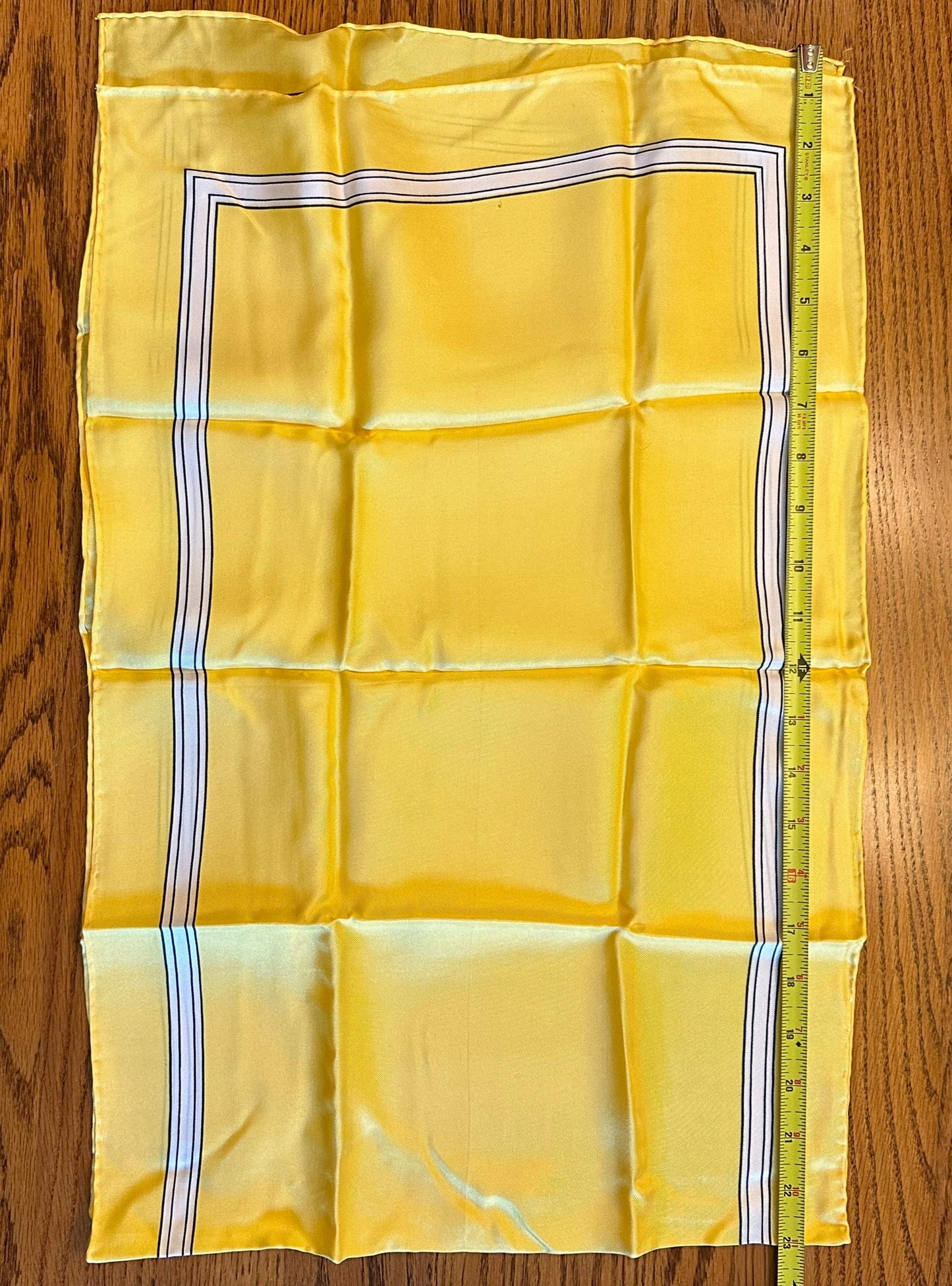 Givenchy Yellow, Black, & White Scarf