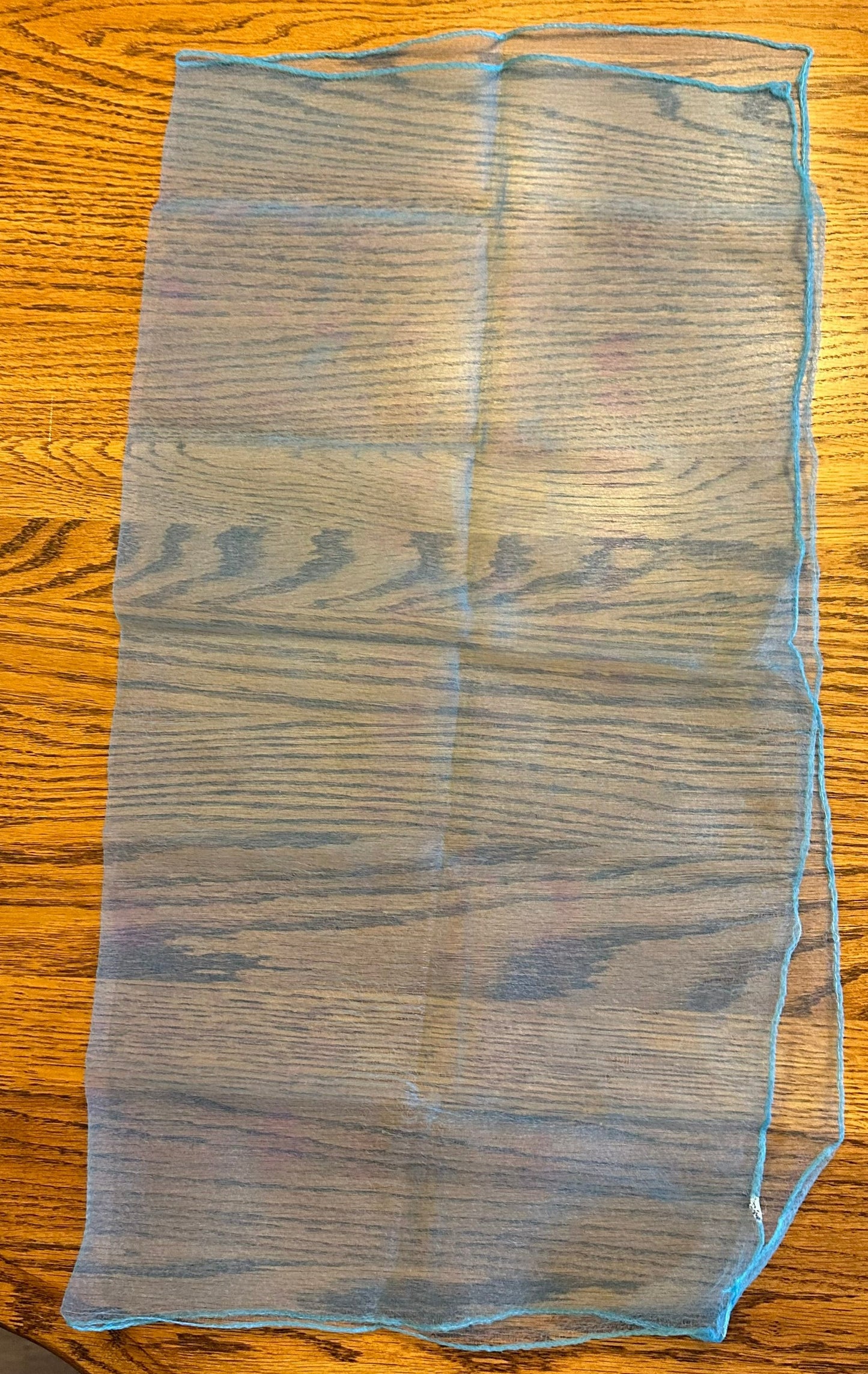 Scarves- Blue & Brown Rossano- Mixed Textiles & Sizes- Lot of 2