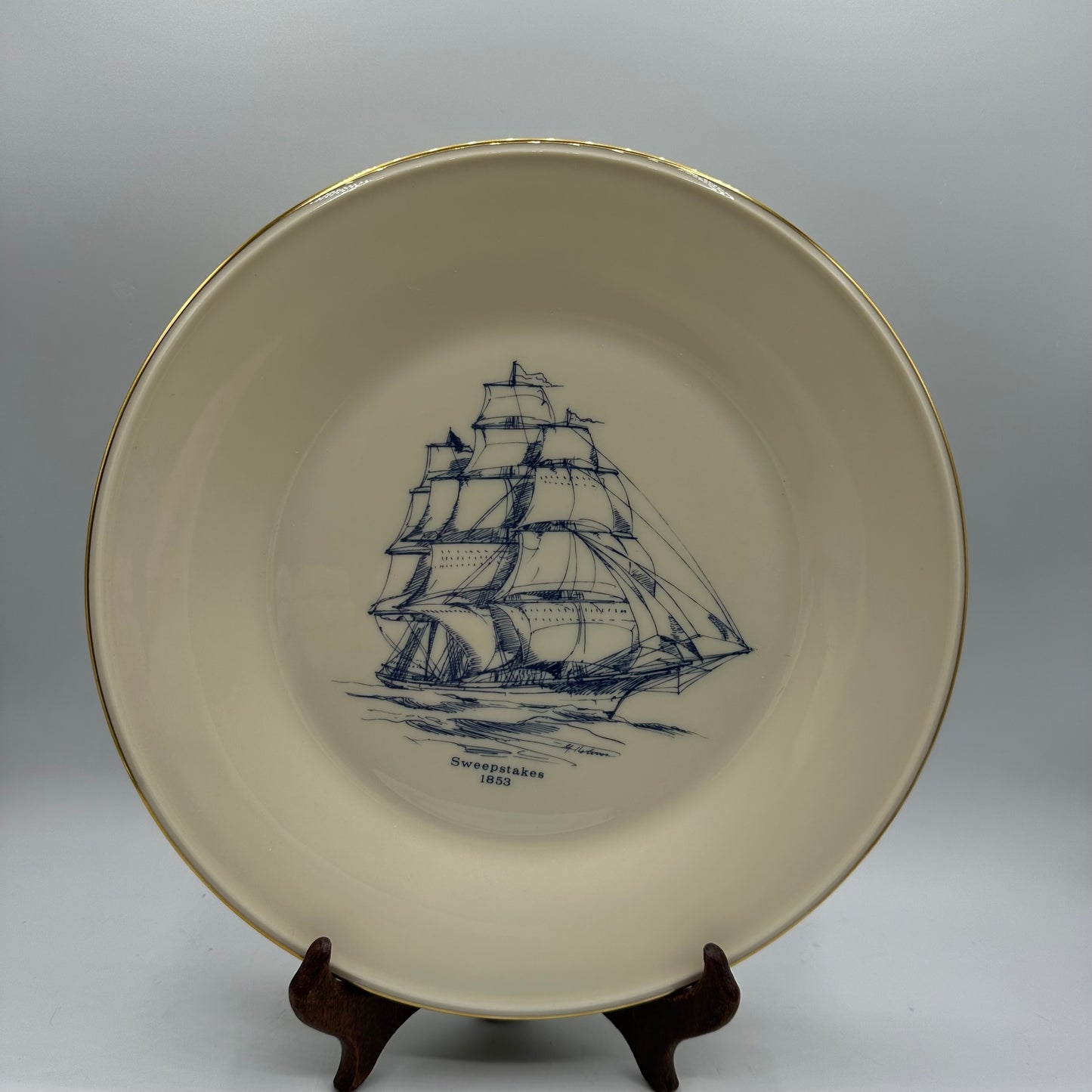 Lenox Special Sweepstakes 1853 Decorative Plate