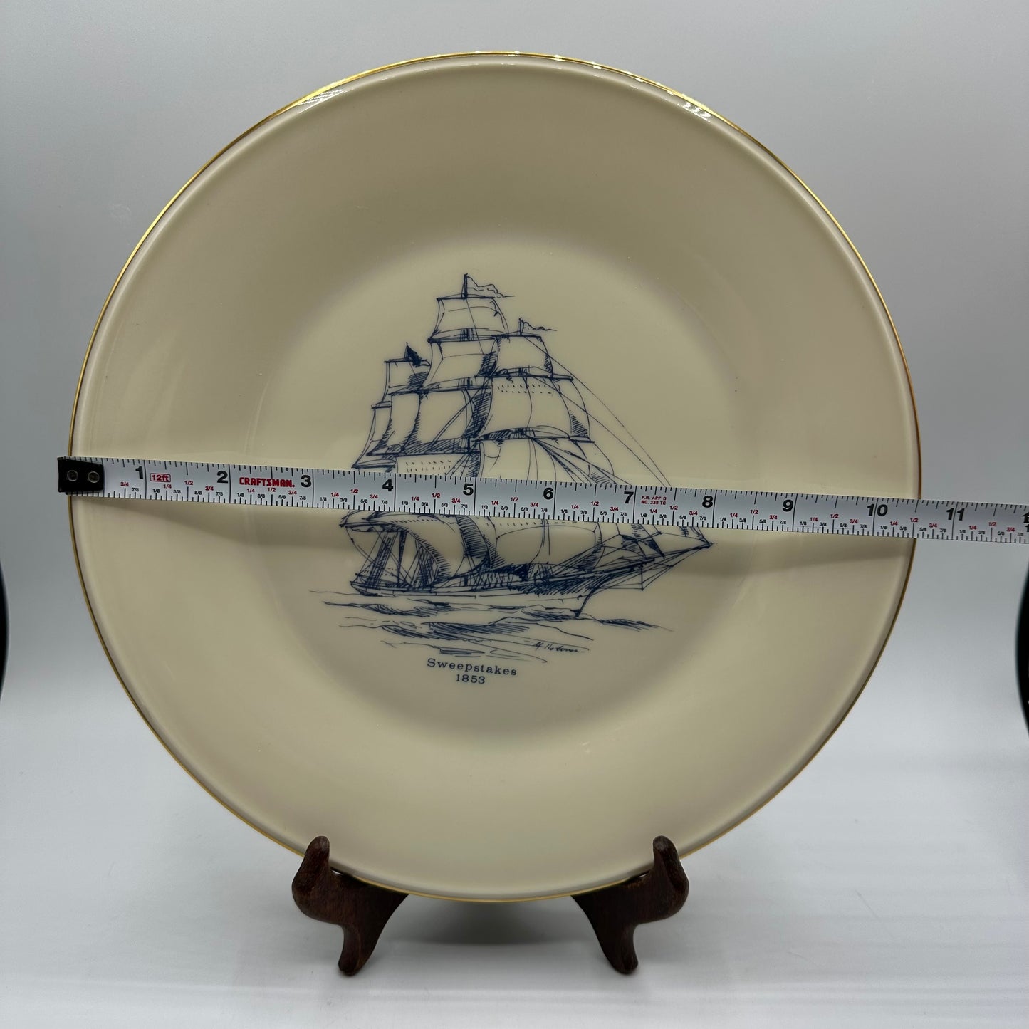 Lenox Special Sweepstakes 1853 Decorative Plate