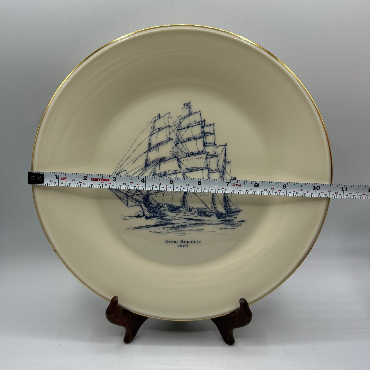 Lenox Special Great Republic 1853 Decorative Plate