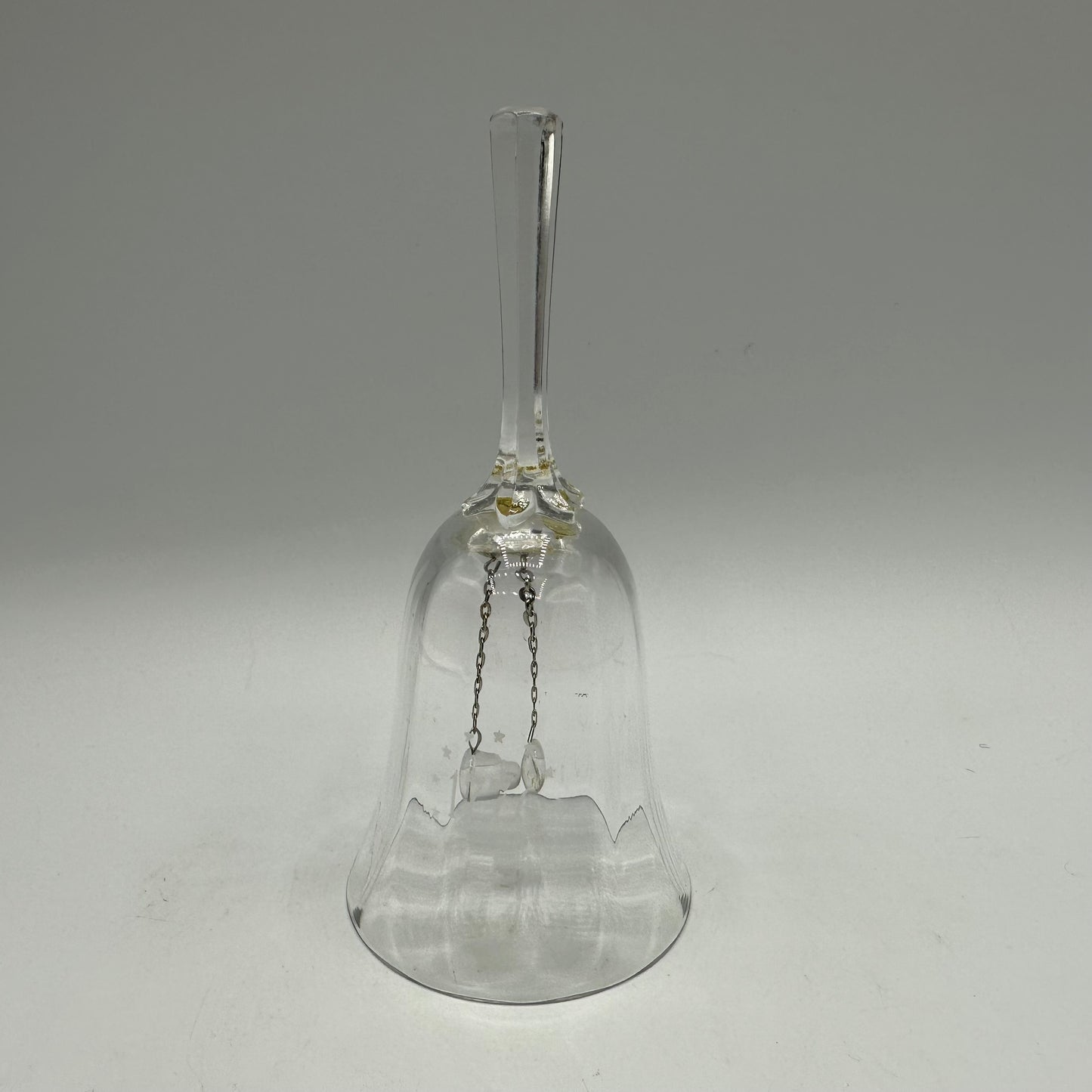 Vintage 1776 Frosted Crystal Bell