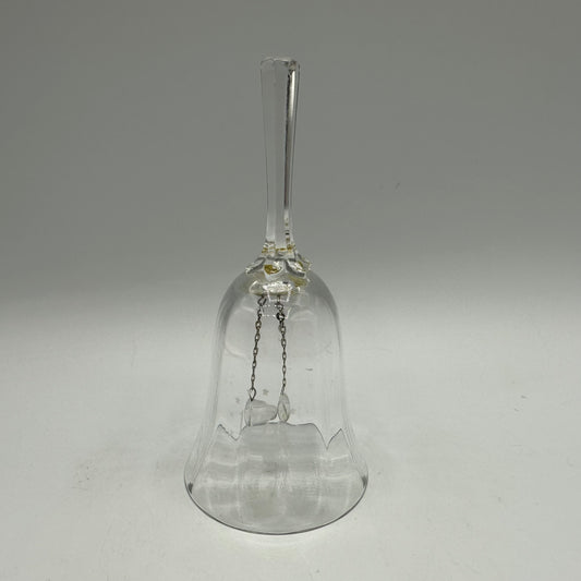 Vintage 1776 Frosted Crystal Bell