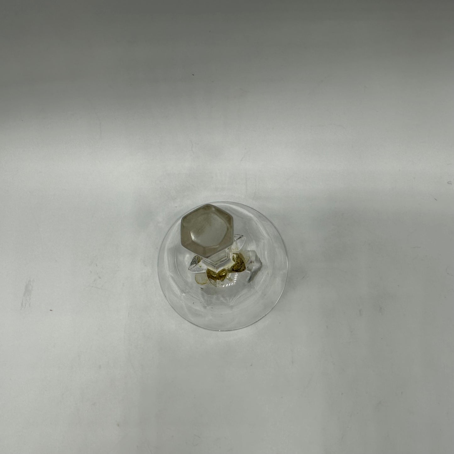 Vintage 1776 Frosted Crystal Bell