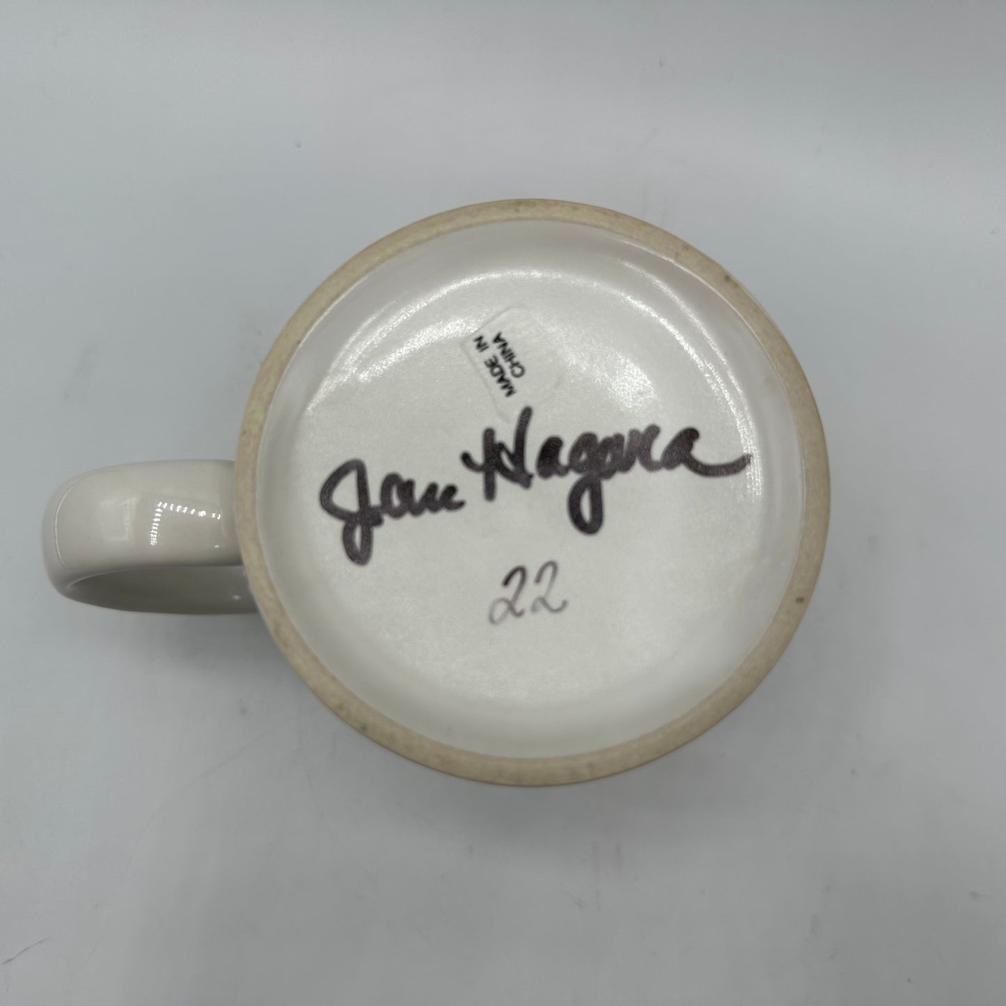 Jan Hagara SIGNED Mug "September-Shirley"  #22/300