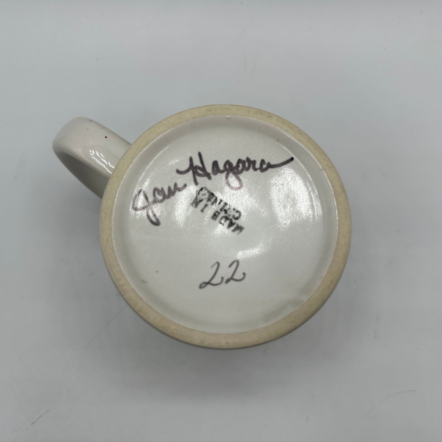 Jan Hagara SIGNED Mug "December-Renny"  #22