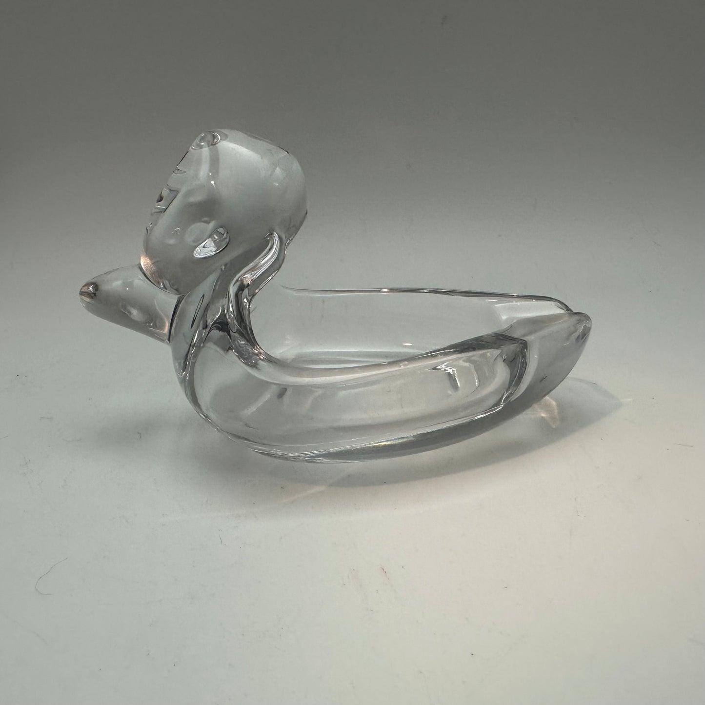 Duncan Miller Clear Duck Ashtray, Set of 2