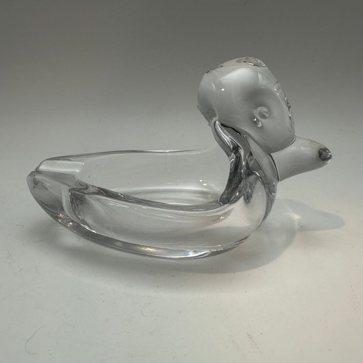 Duncan Miller Clear Duck Ashtray, Set of 2