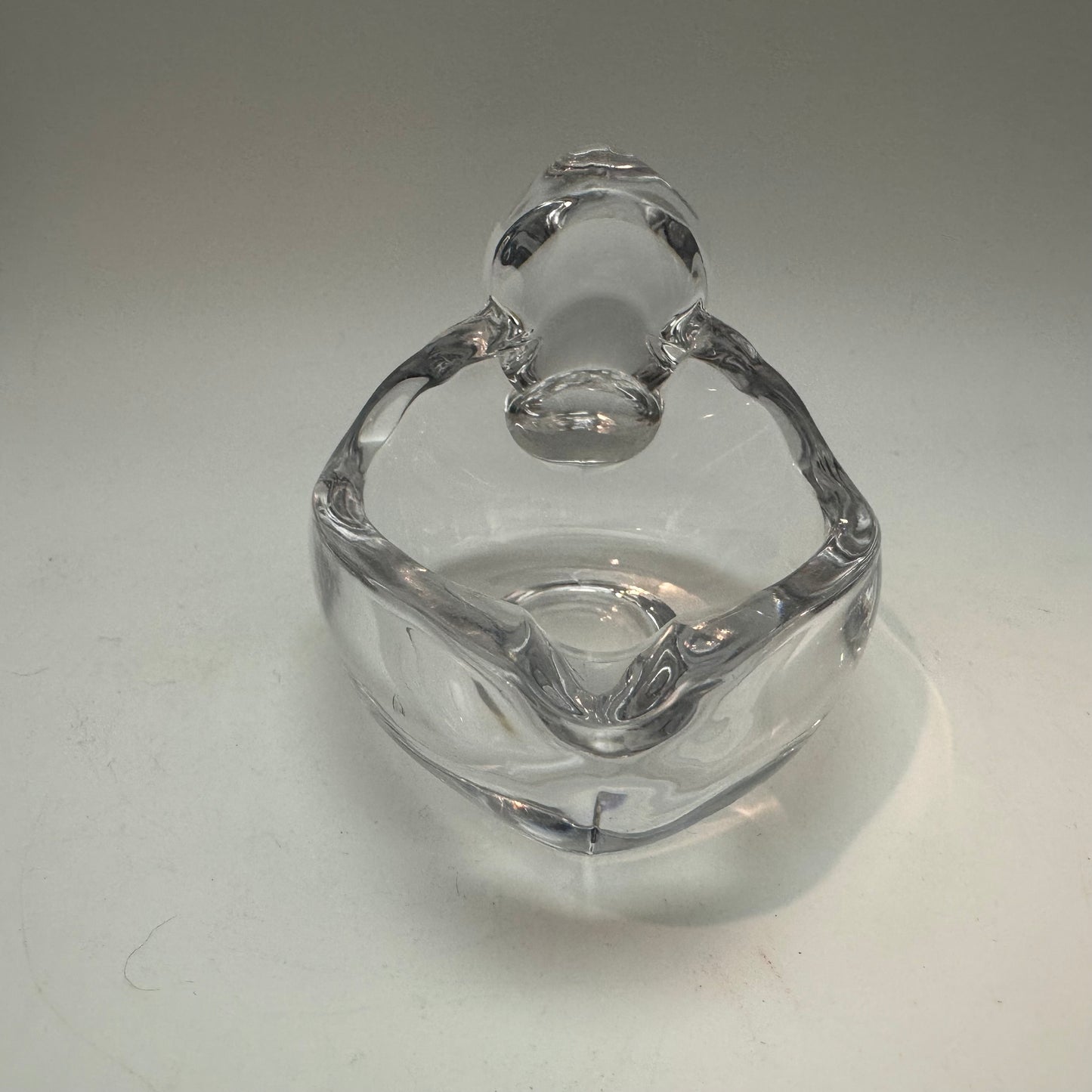 Duncan Miller Clear Duck Ashtray, Set of 2