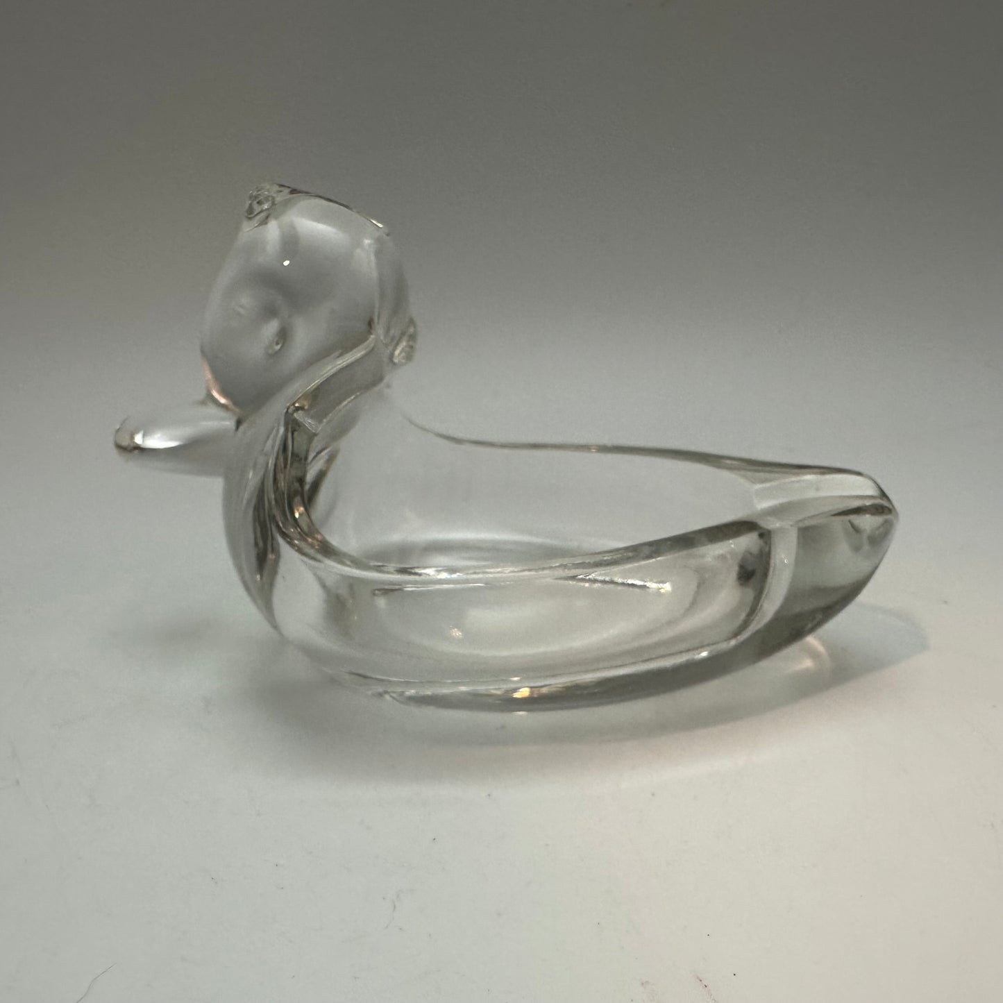 Duncan Miller Clear Duck Ashtray, Set of 2