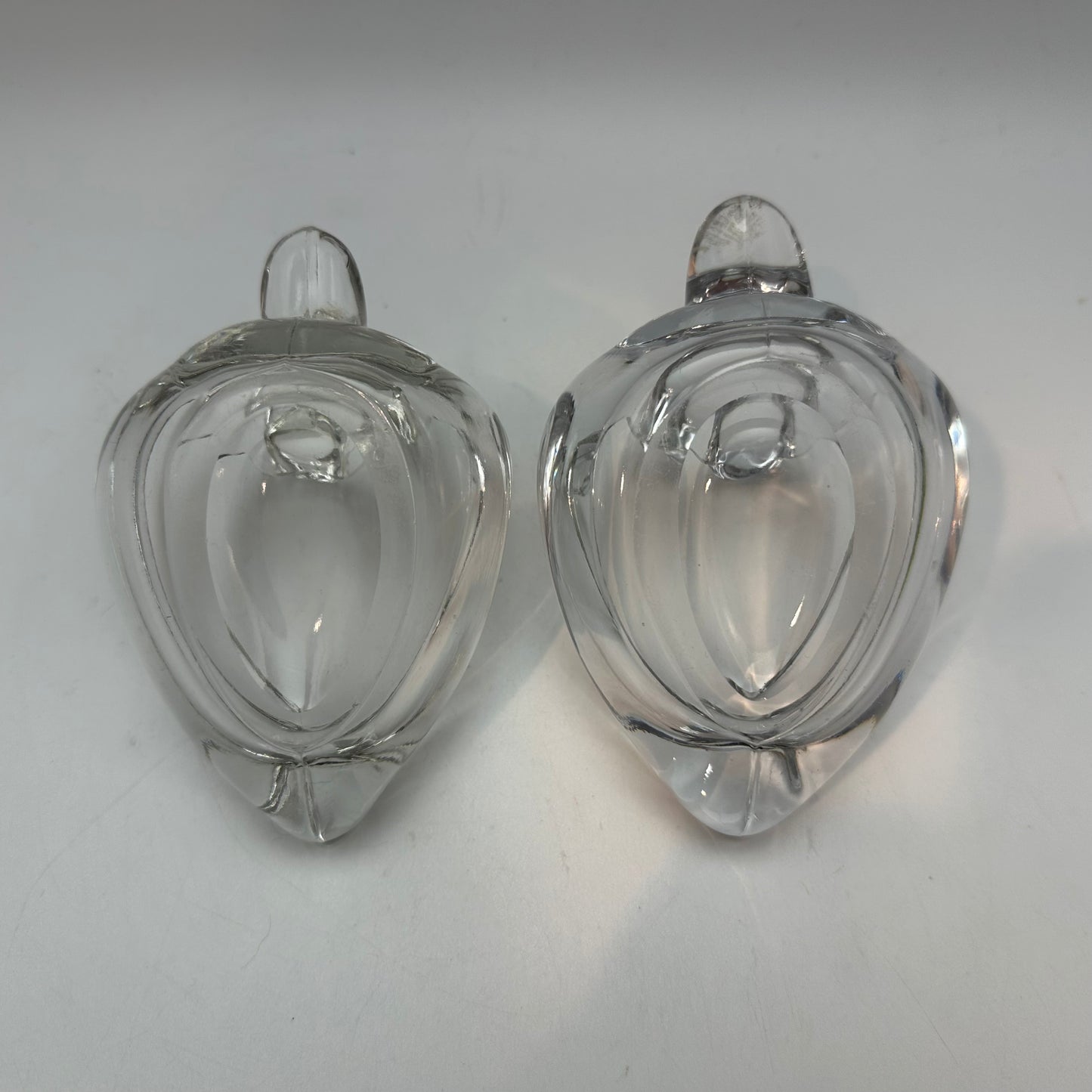 Duncan Miller Clear Duck Ashtray, Set of 2