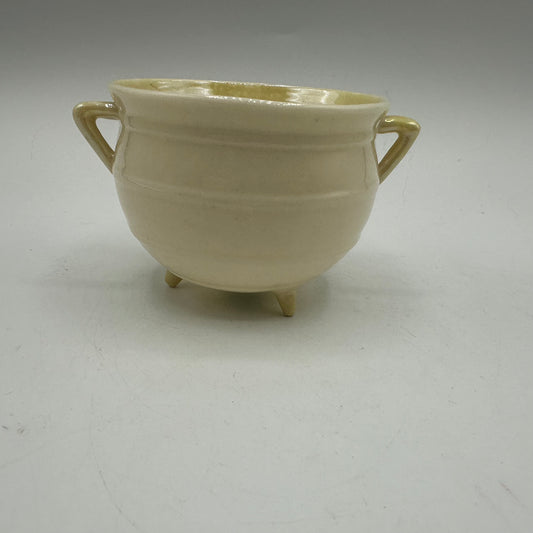 Belleek Aberdeen Three Footed Open Sugar Bowl