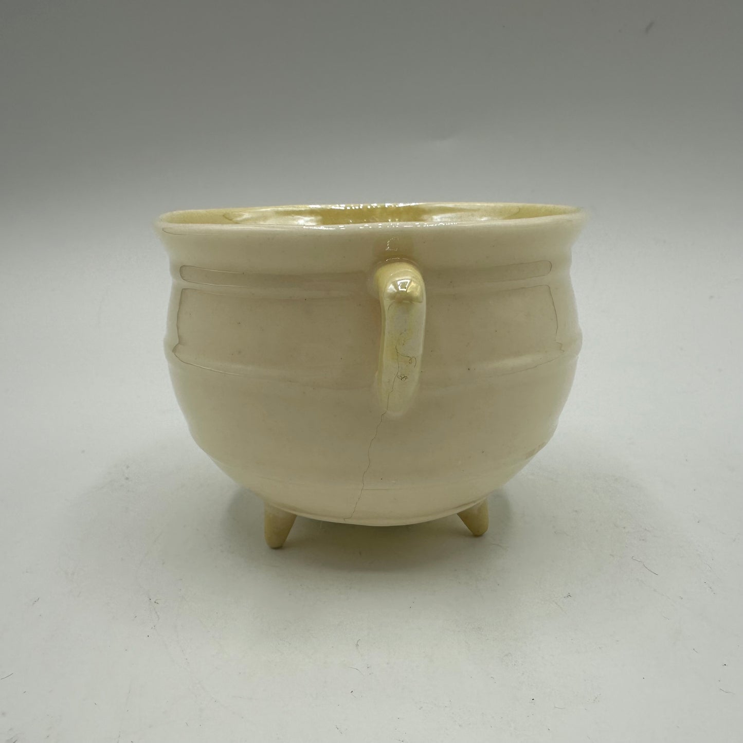 Belleek Aberdeen Three Footed Open Sugar Bowl