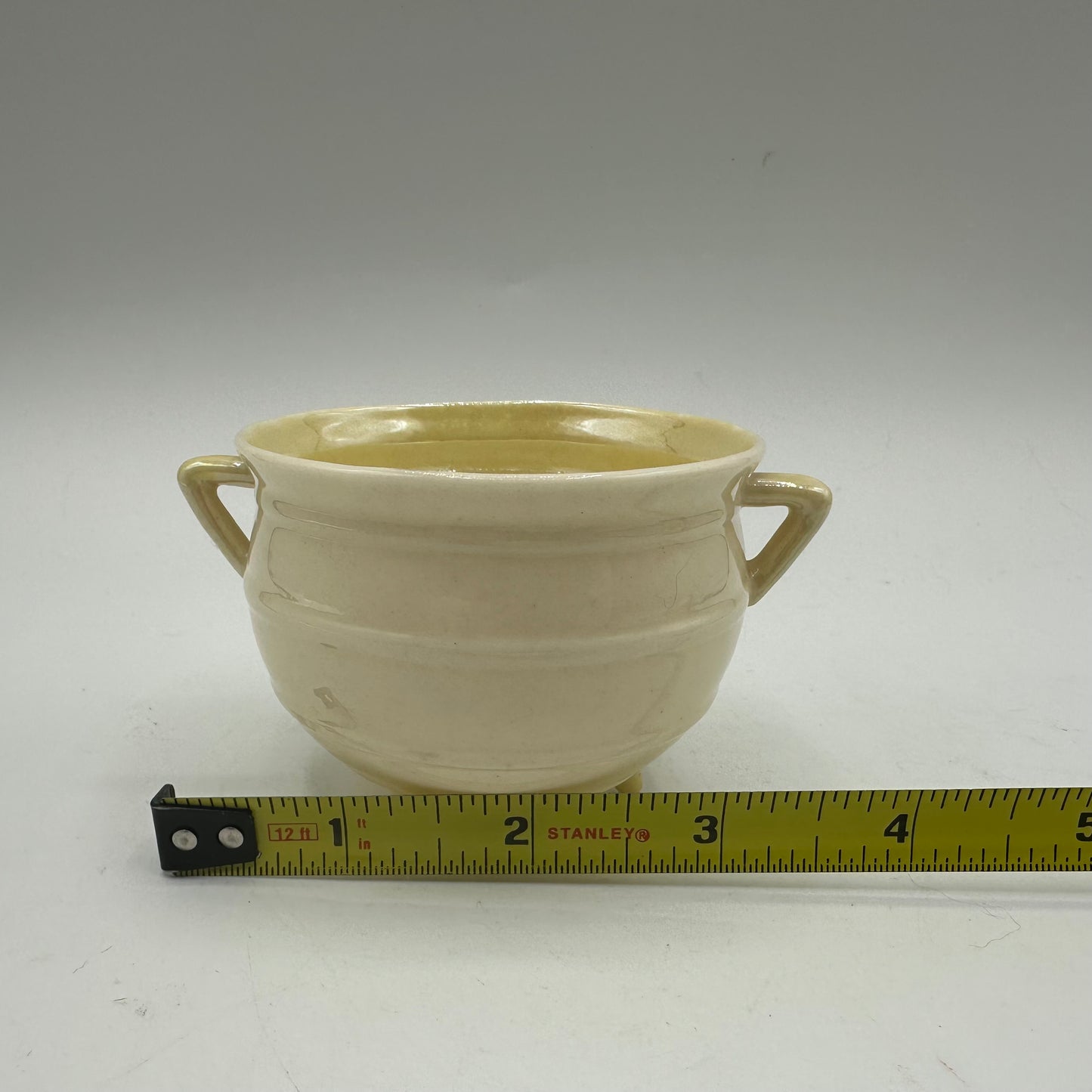 Belleek Aberdeen Three Footed Open Sugar Bowl