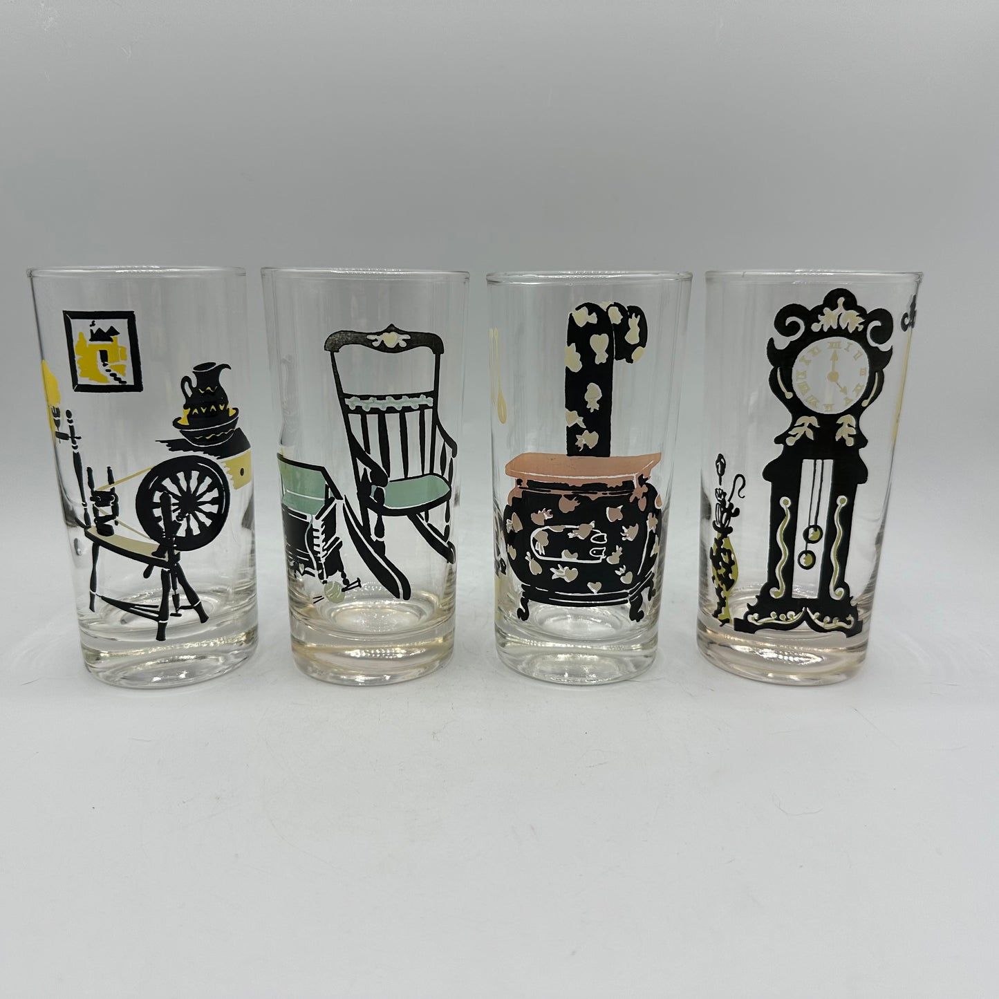 Homestead Printed Tumblers, Set of 7