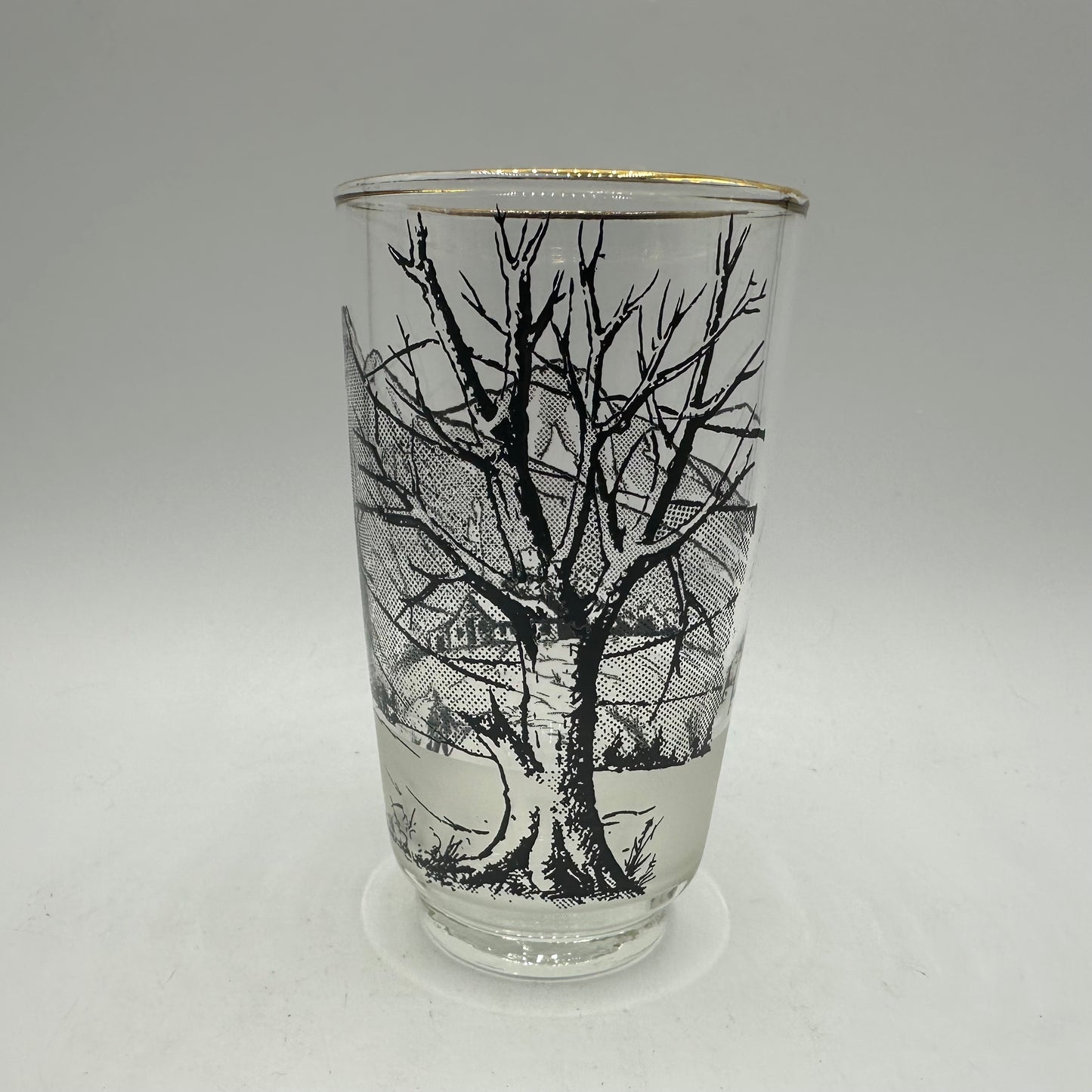 Winter Cabin Tumblers, Set of 4