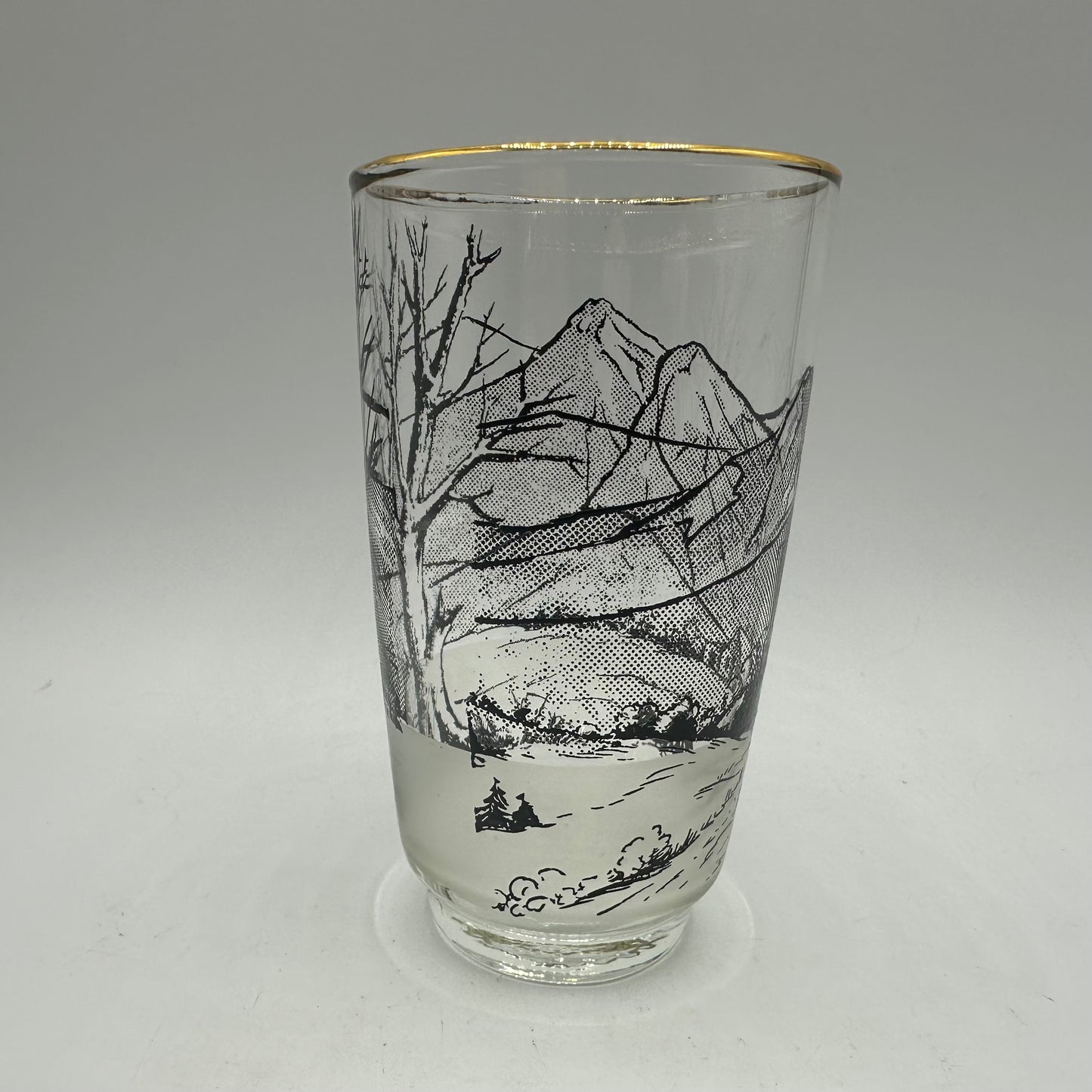 Winter Cabin Tumblers, Set of 4