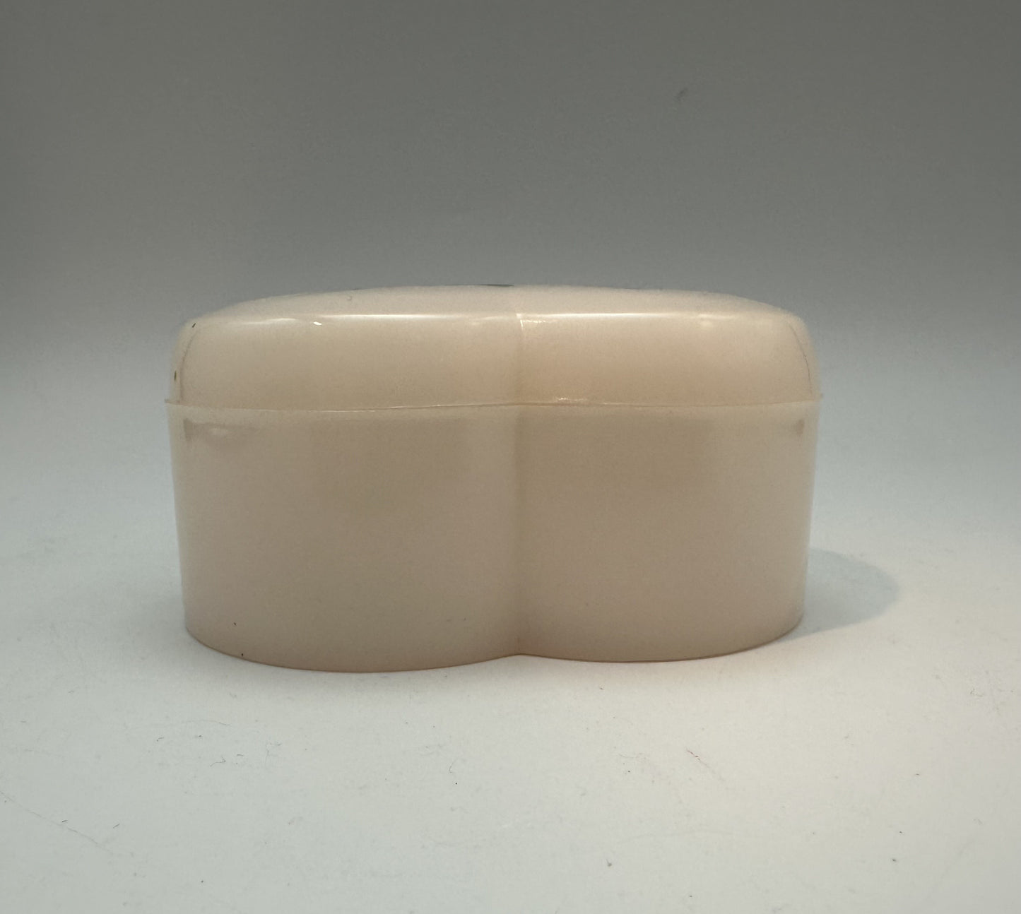 Light Pink Floral Heart Shaped Plastic Nesting Trinket Boxes