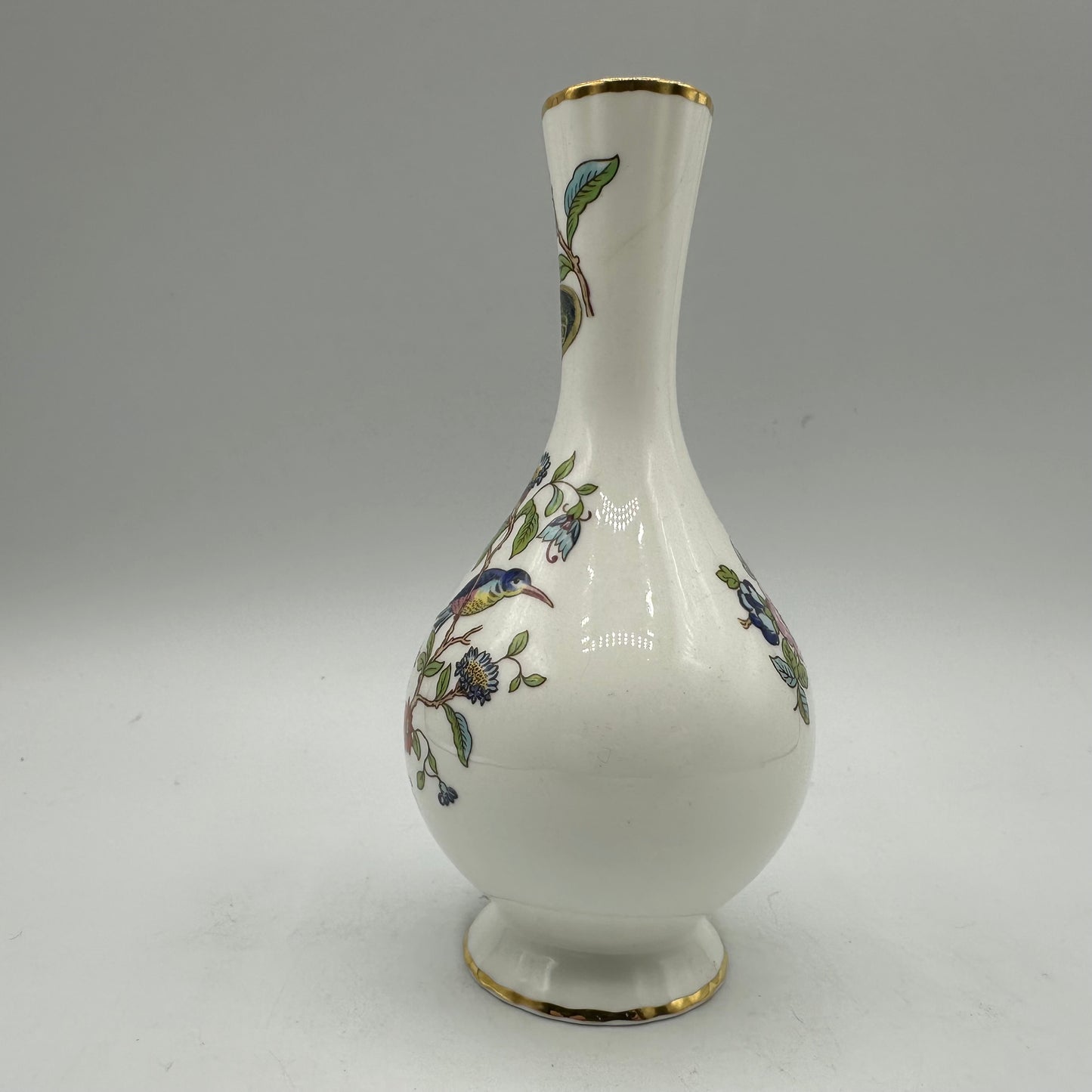 Aynsley Bone China Bud Vase, Pembroke Pattern