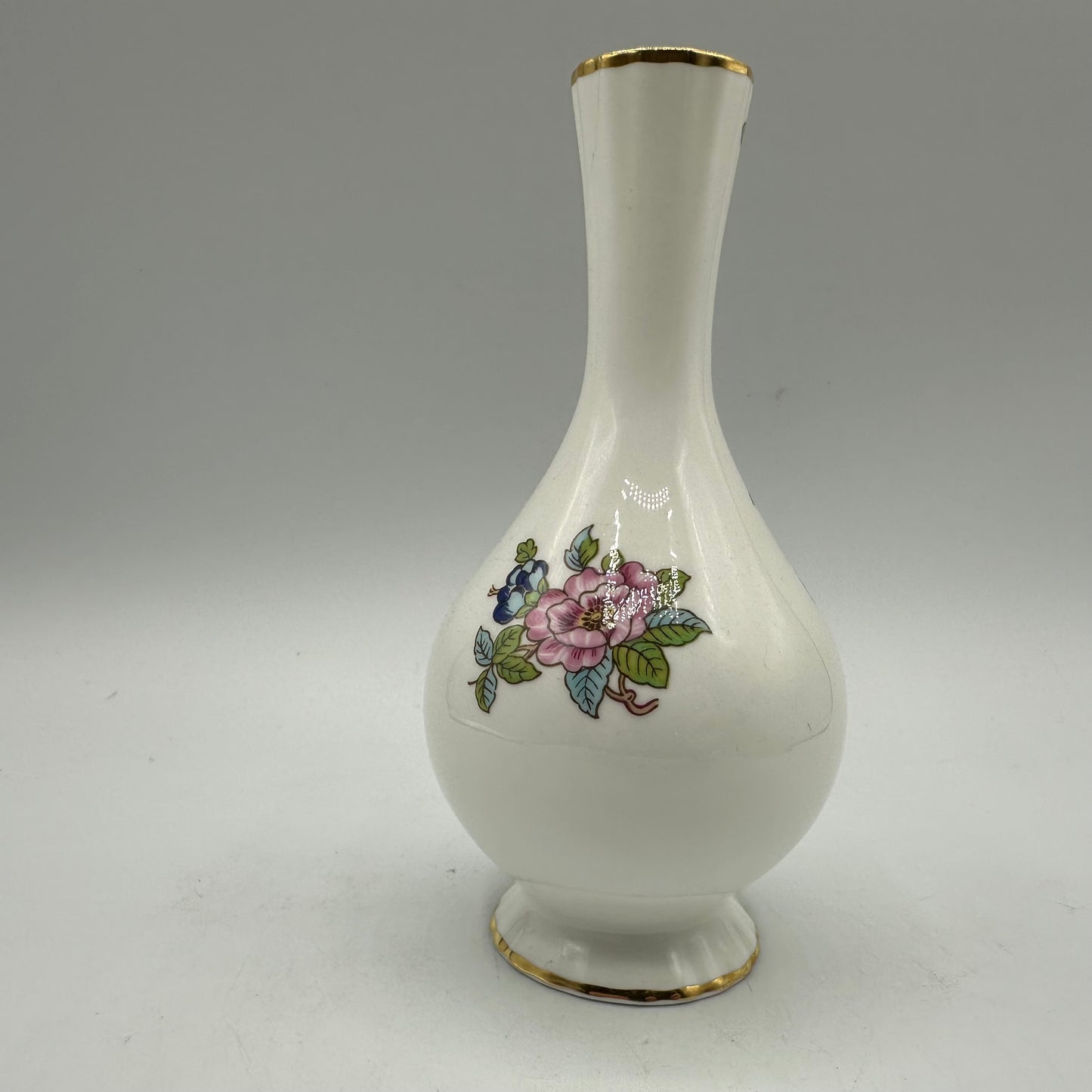 Aynsley Bone China Bud Vase, Pembroke Pattern