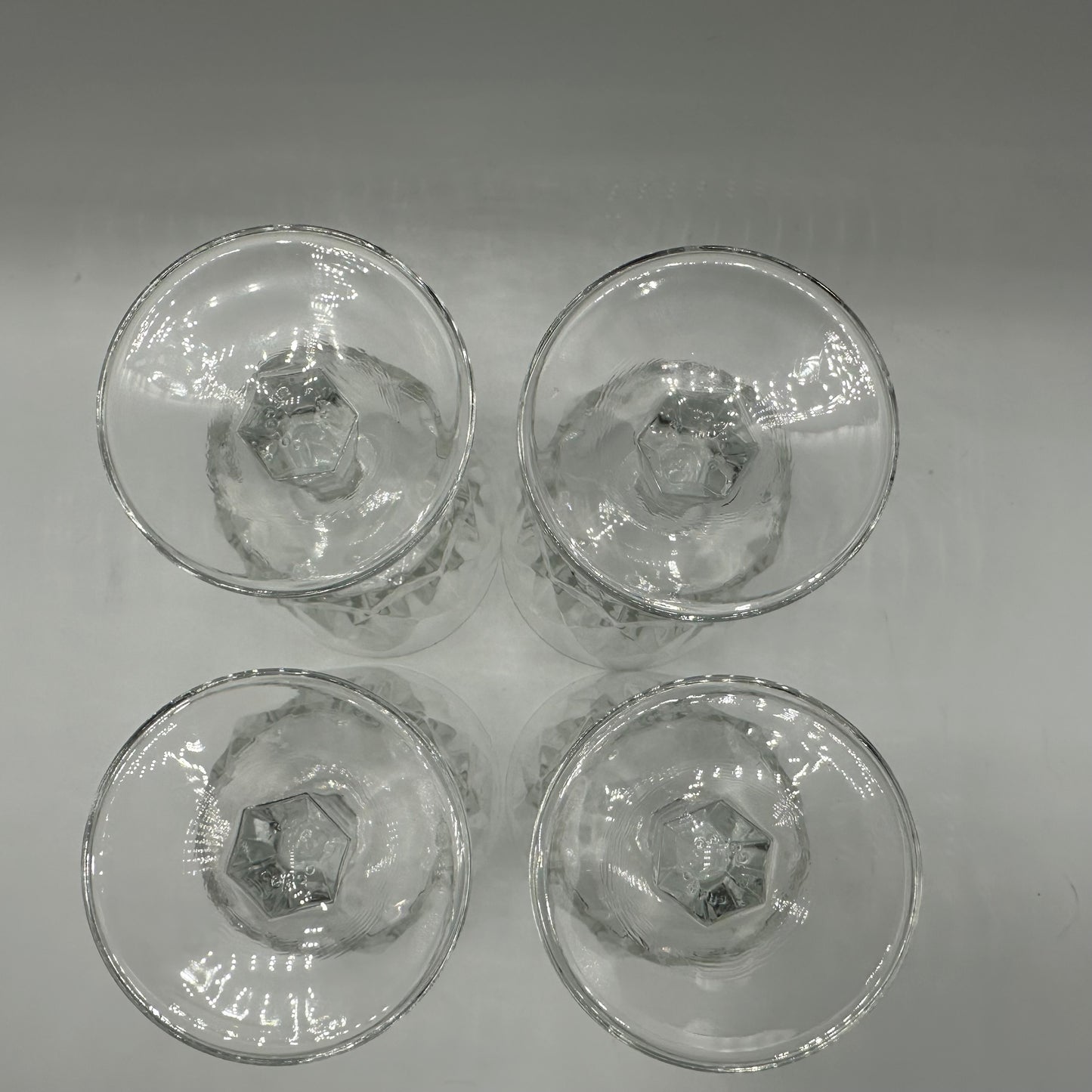 Vintage Arcoroc Artic 5 3/4" Water Goblets - Set of 4