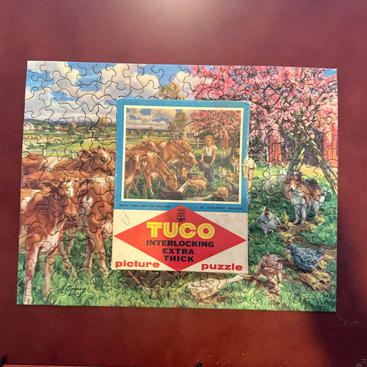 Tuco Interlocking Extra Thik Picture Puzzle, approximately 300 pieces
