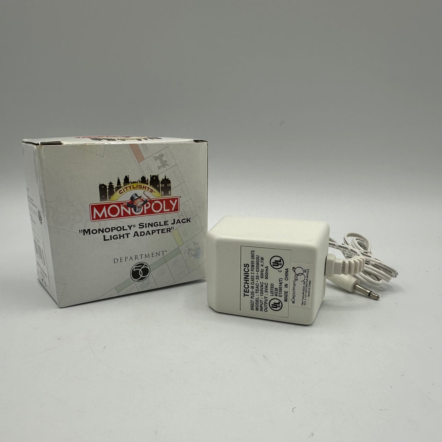 Dept. 56 Monopoly City Lights 140 St. Charles Place- Newsstand Daily- #56.13602