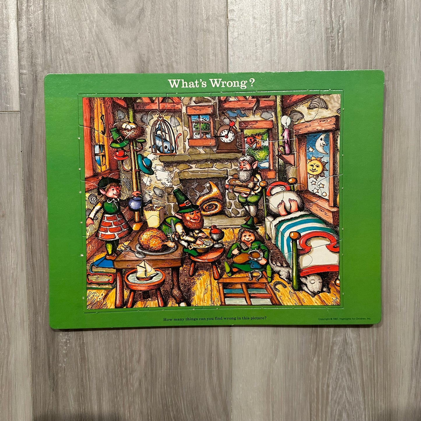 Highlights Whats Wrong? Puzzles, Set of 4