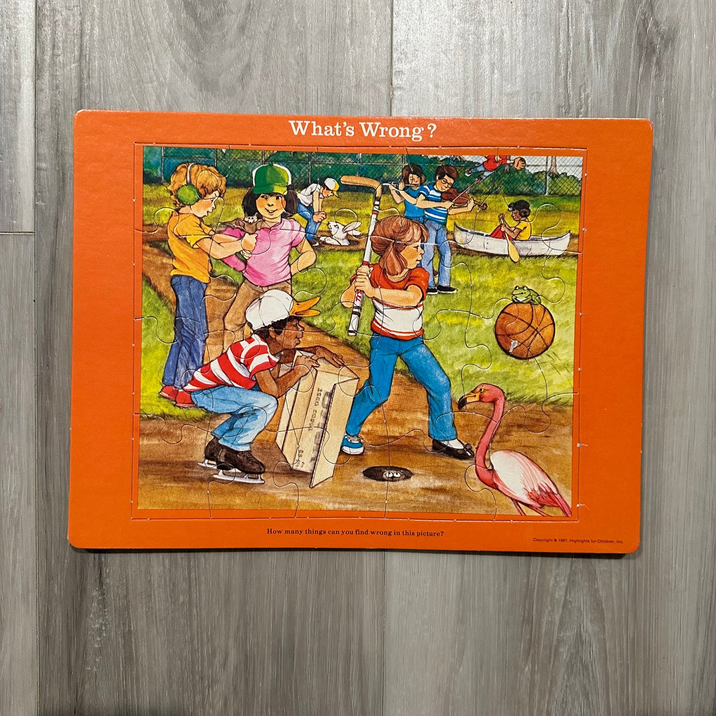 Highlights Whats Wrong? Puzzles, Set of 4